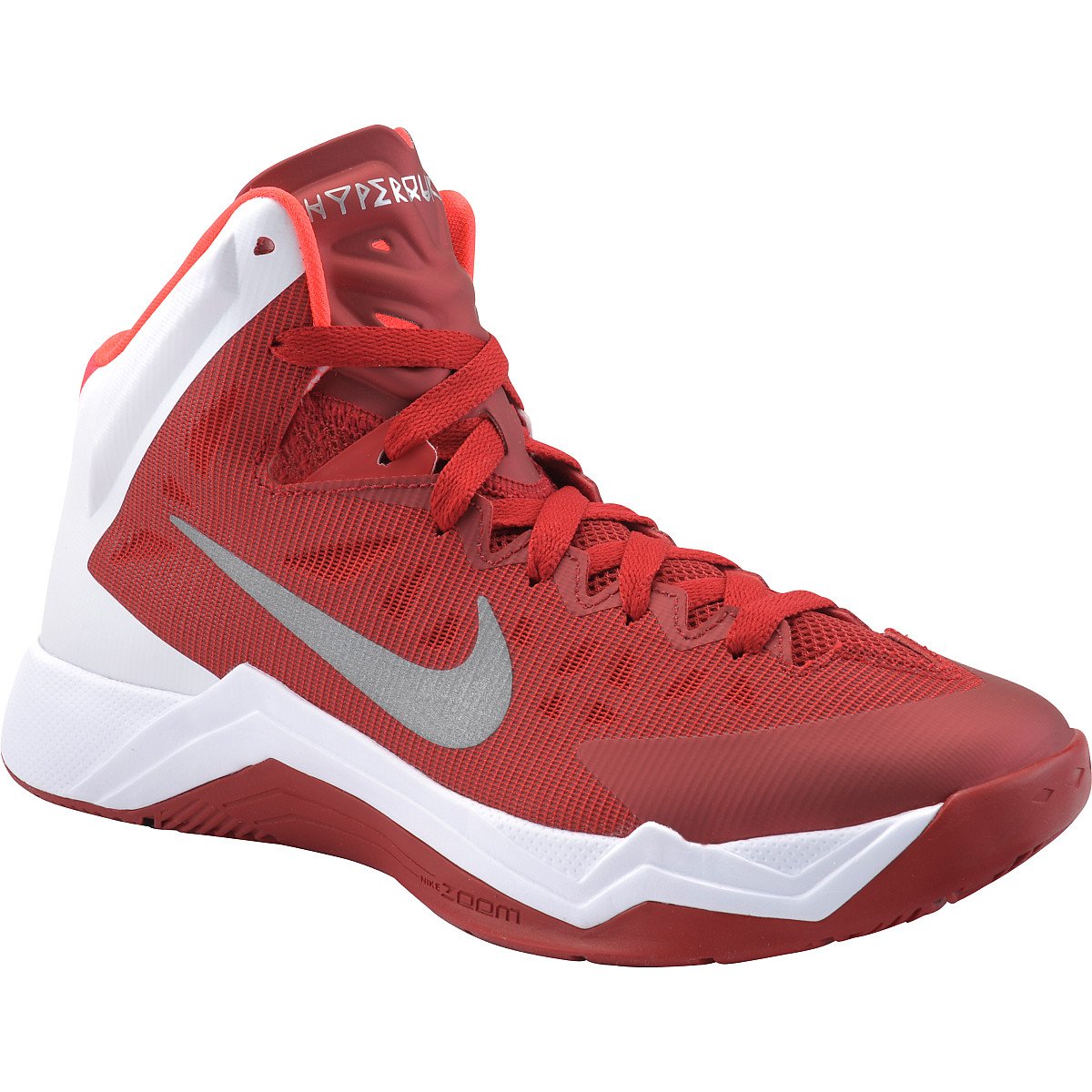 Nike Women's Hyper Quickness TB Mid Basketball Shoes - Size 10, Gym Red/White - High-Performance Basketball Sneakers for Women, Ideal for Indoor Courts, Training & Competitive Play