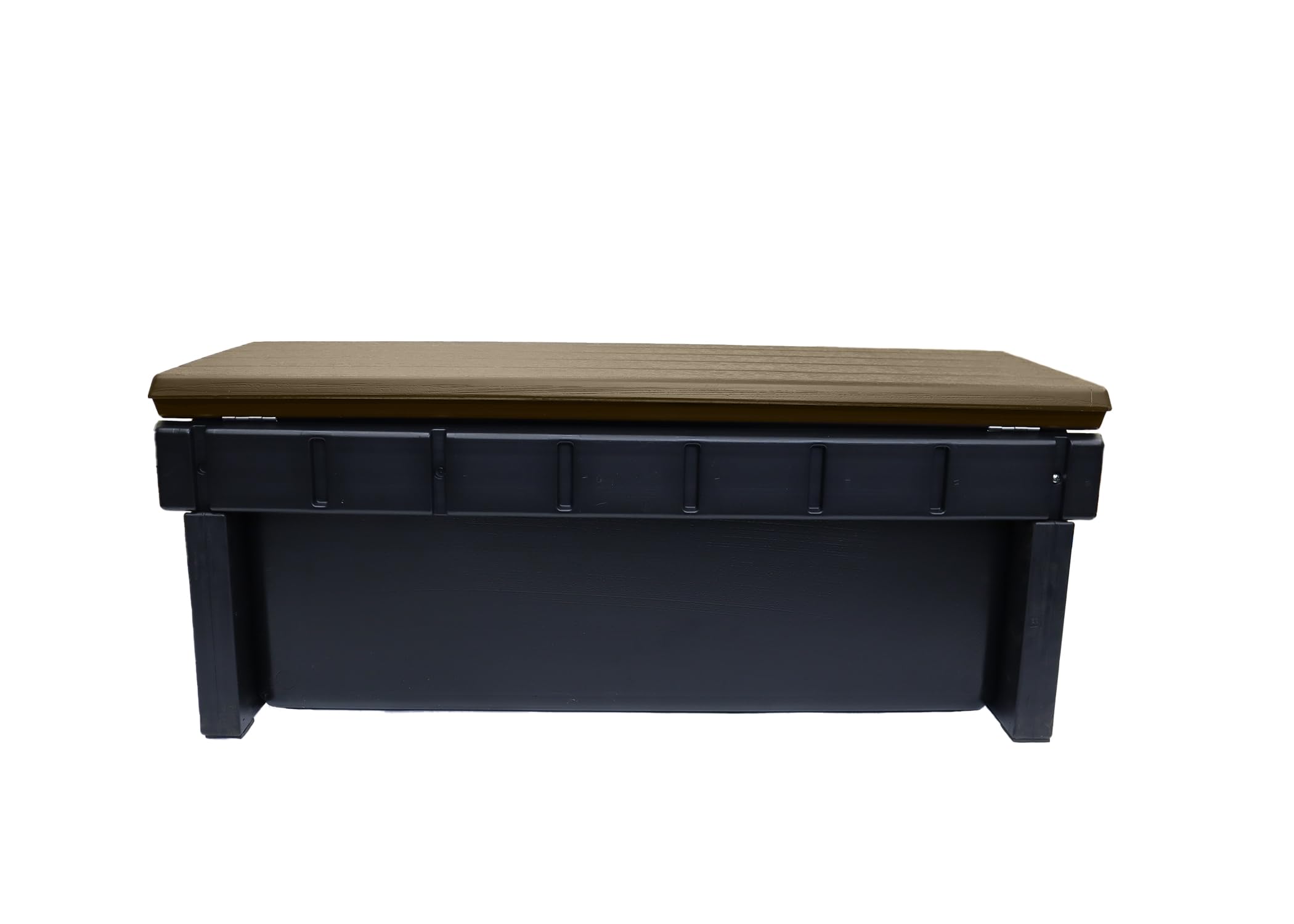 Portabello Plastic Storage Step Stool - Durable, Lightweight & Stackable for Home, Garage, and Office Organization