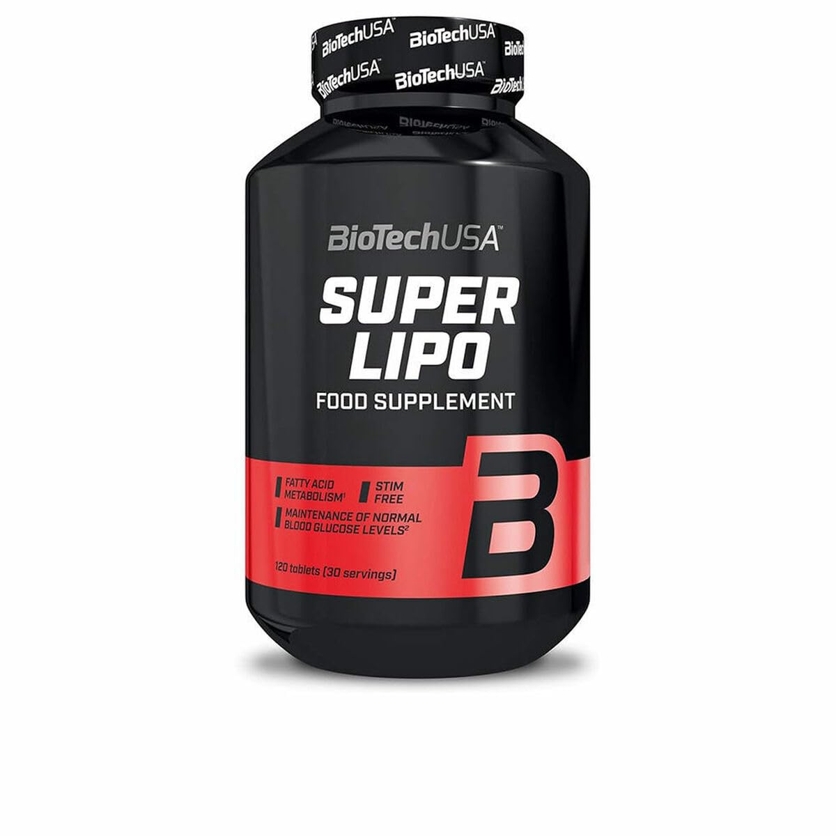 BioTechUSA Super Lipo Fat Burner Supplement - 120 Tablets for Weight Loss & Energy Boost | Supports Metabolism & Fitness Goals