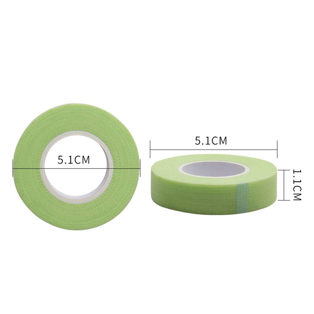 6pcs Breathable Microporous Eyelash Extension Tape - Silicone Gel Cross Texture Lash Strips for Professional Salon & DIY Home Use | Wendy Lashes JD0207-6Pcs Colored | Perfect for Lash Artists, Beauty Salons & At-Home Makeup Application