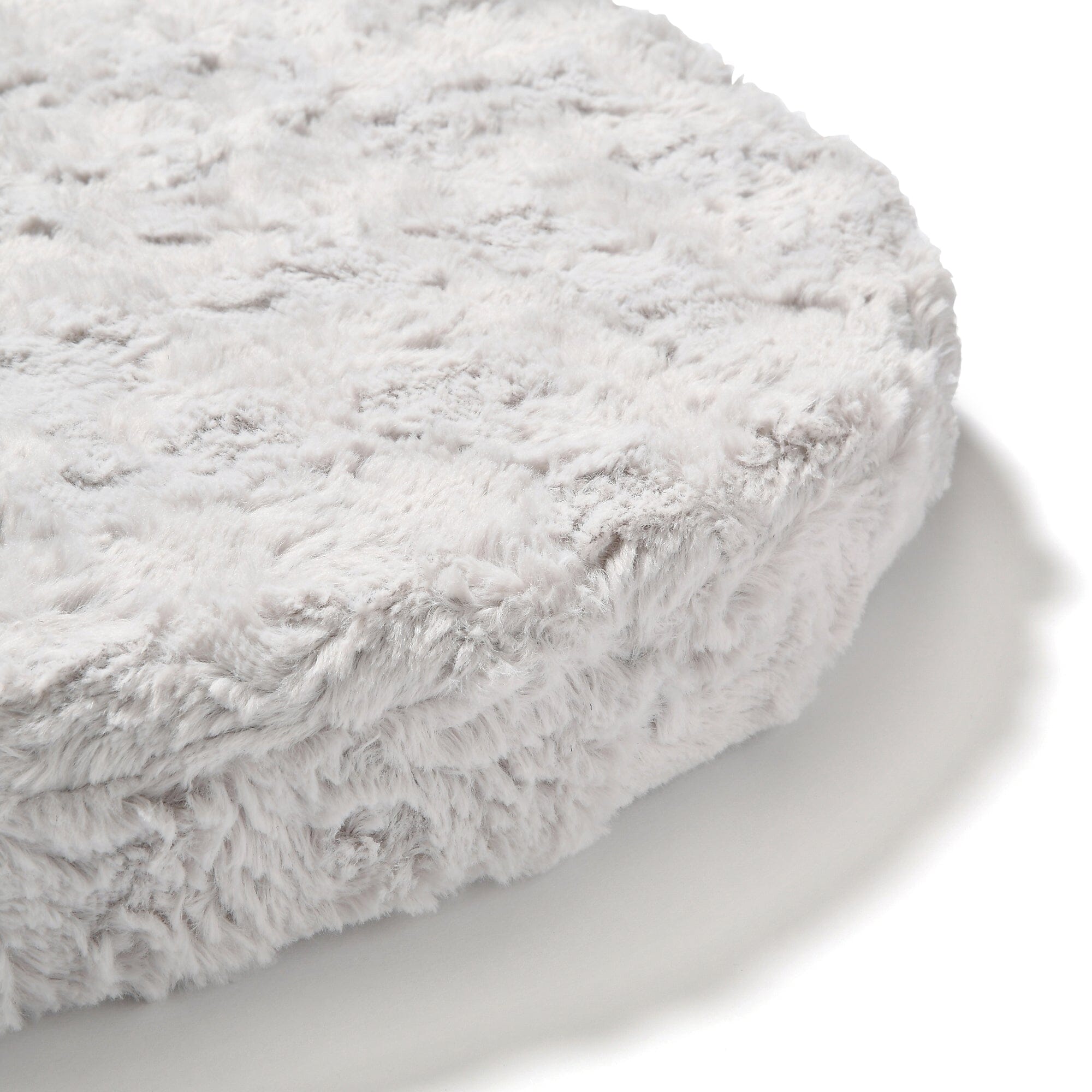 Ultra Plush Oval Area Rug 4' x 2.3' Soft Shaggy Carpet for Living Room Bedroom - Light Grey Home Decor for Cozy Comfort