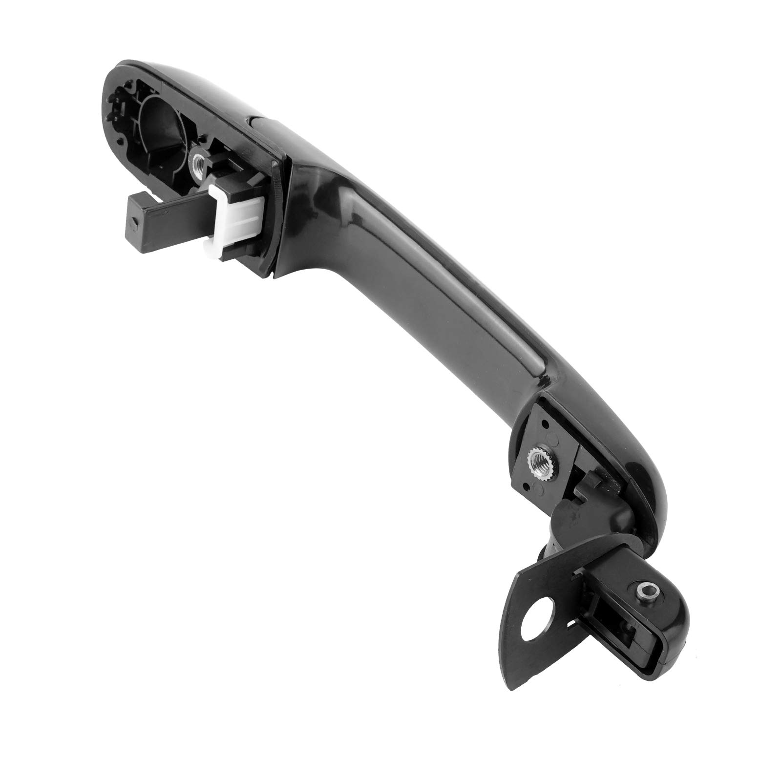 Replacement Exterior Front Driver Side Door Handle with Keyhole for Hyundai Accent 2006-2011 Models - Compatible with Part #80700 82650-1E050 | Easy DIY Installation for Car Door Repair & Maintenance