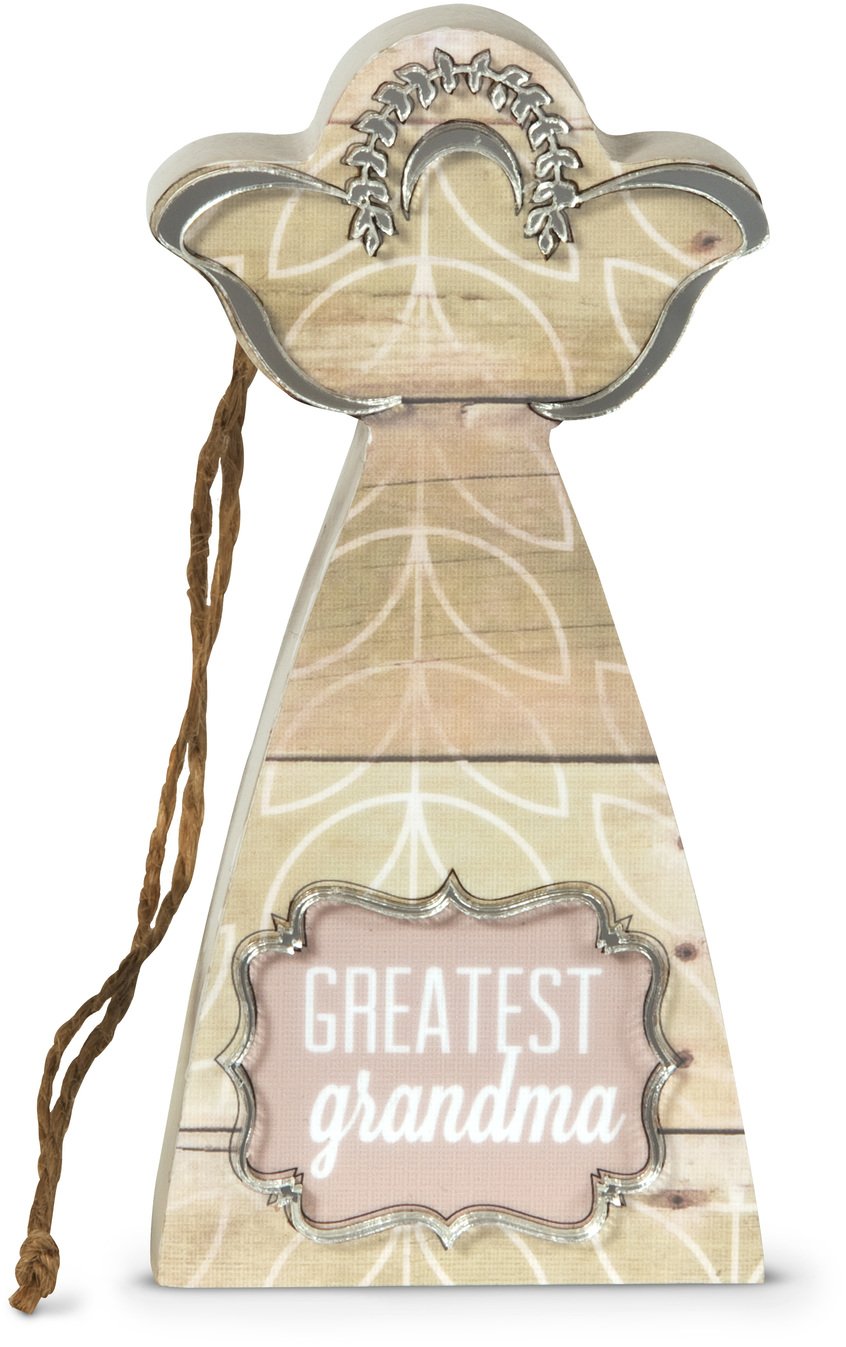 Greatest Grandma Angel Figurine - Radiant Reflections 4.5 Inch Collectible Resin Statue - Perfect Gift for Grandmothers Birthday, Christmas & Home Decor