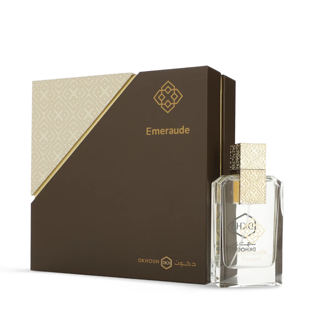 Emeraude Flowers Eau de Parfum for Women - 2.5 oz / 75 ml Floral Perfume Spray - Romantic & Elegant Fragrance for Date Night, Wedding & Special Occasions