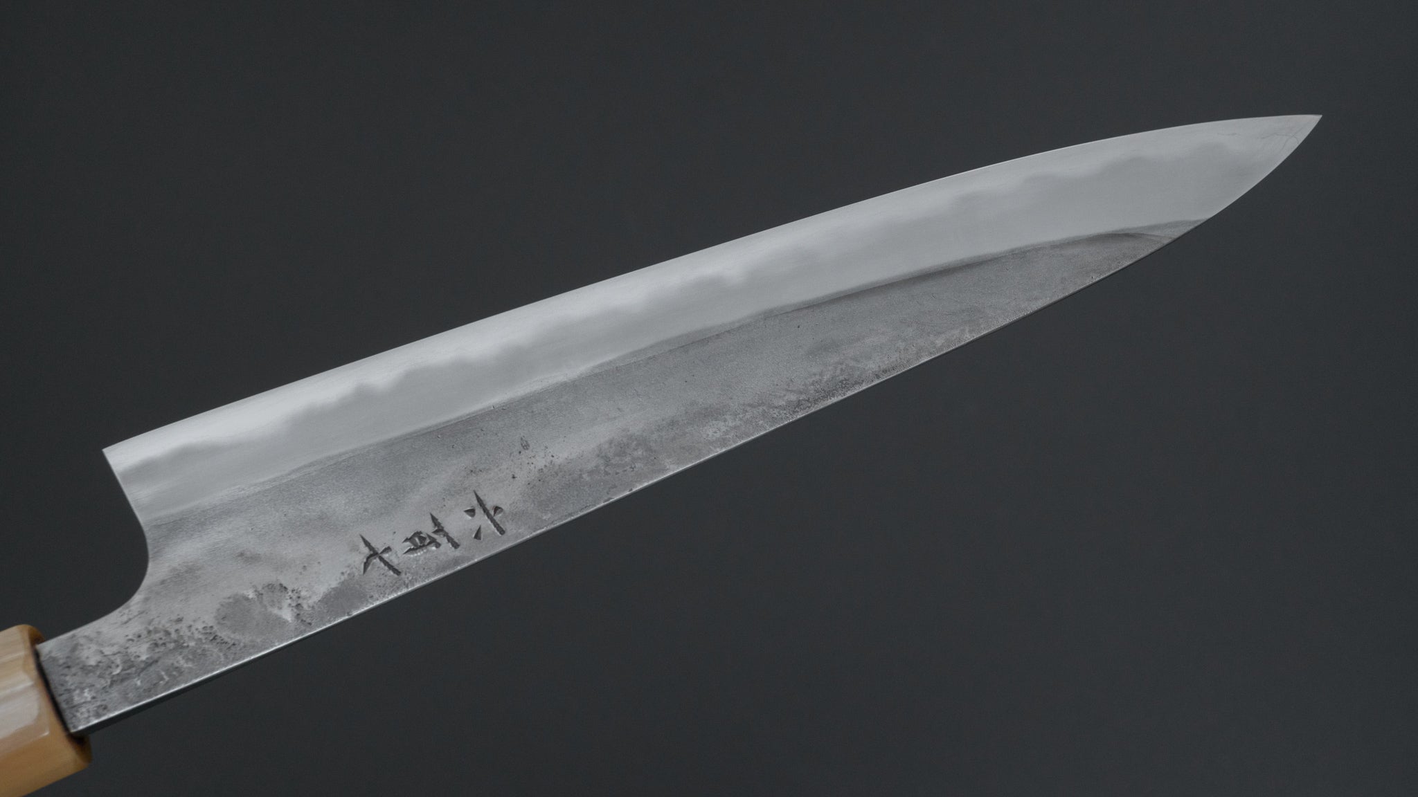 Jiro Tsuchime 210mm Sujihiki Knife - Premium Taihei Tagayasan Handle (#607) - Perfect for Slicing Sashimi, Roasts & Delicate Meats