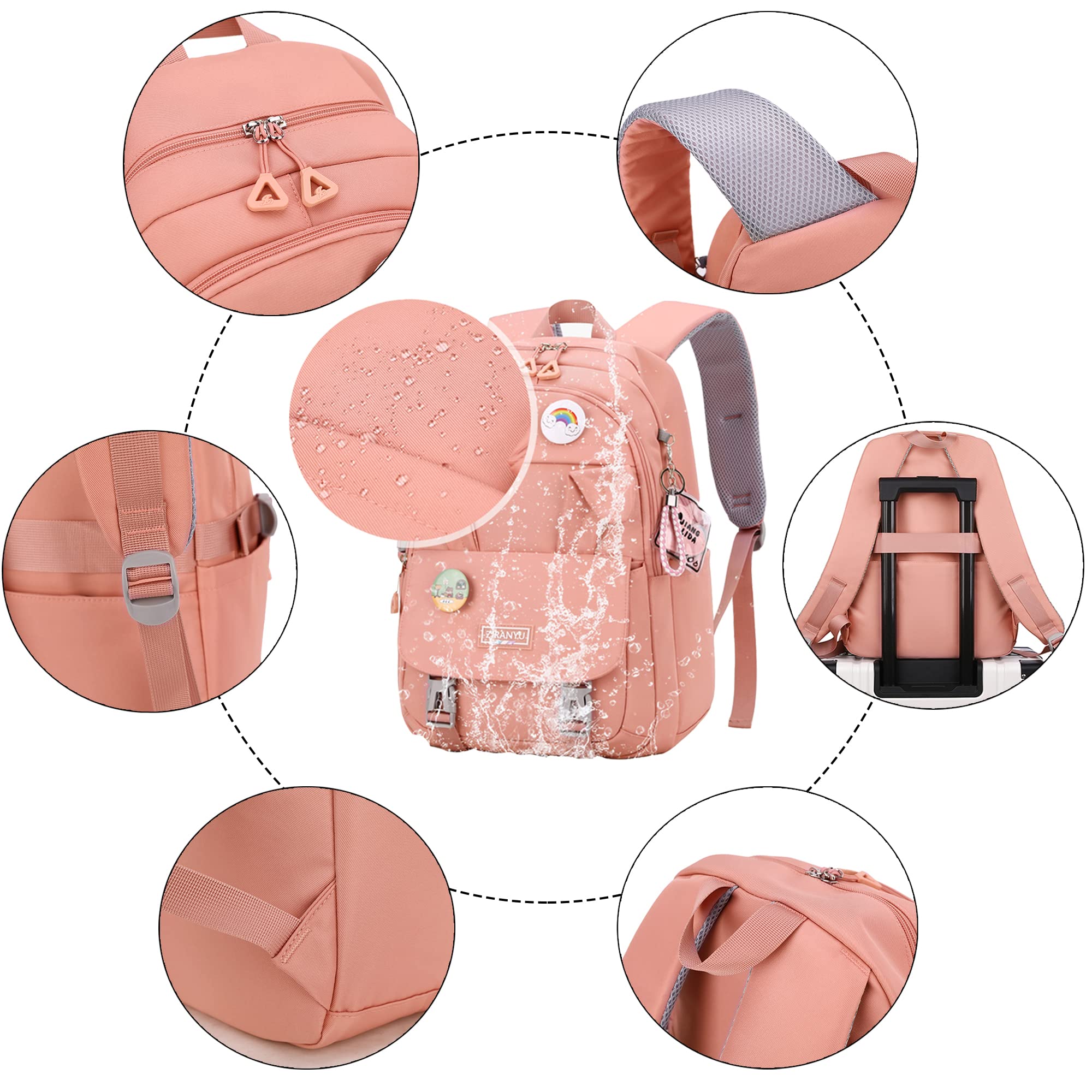 Makukke Anti-Theft Laptop Backpack 15.6