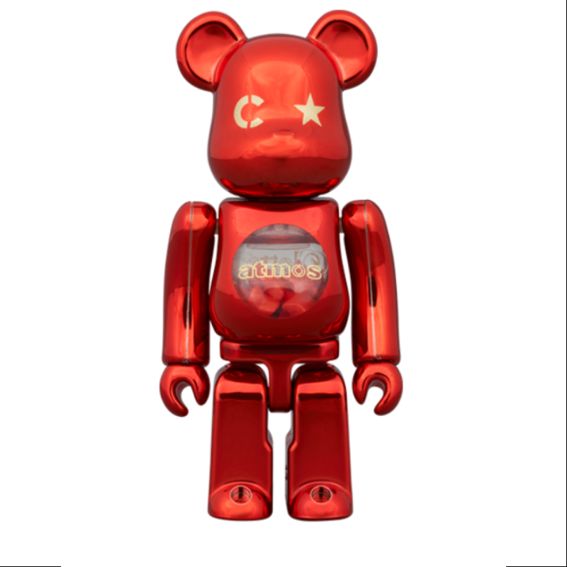 Be@rbrick x Atmos x Clottee 400% & 100% Limited Edition Collectible Figure (2023) - Rare Designer Toy for Display, Gift, and Anime Collection