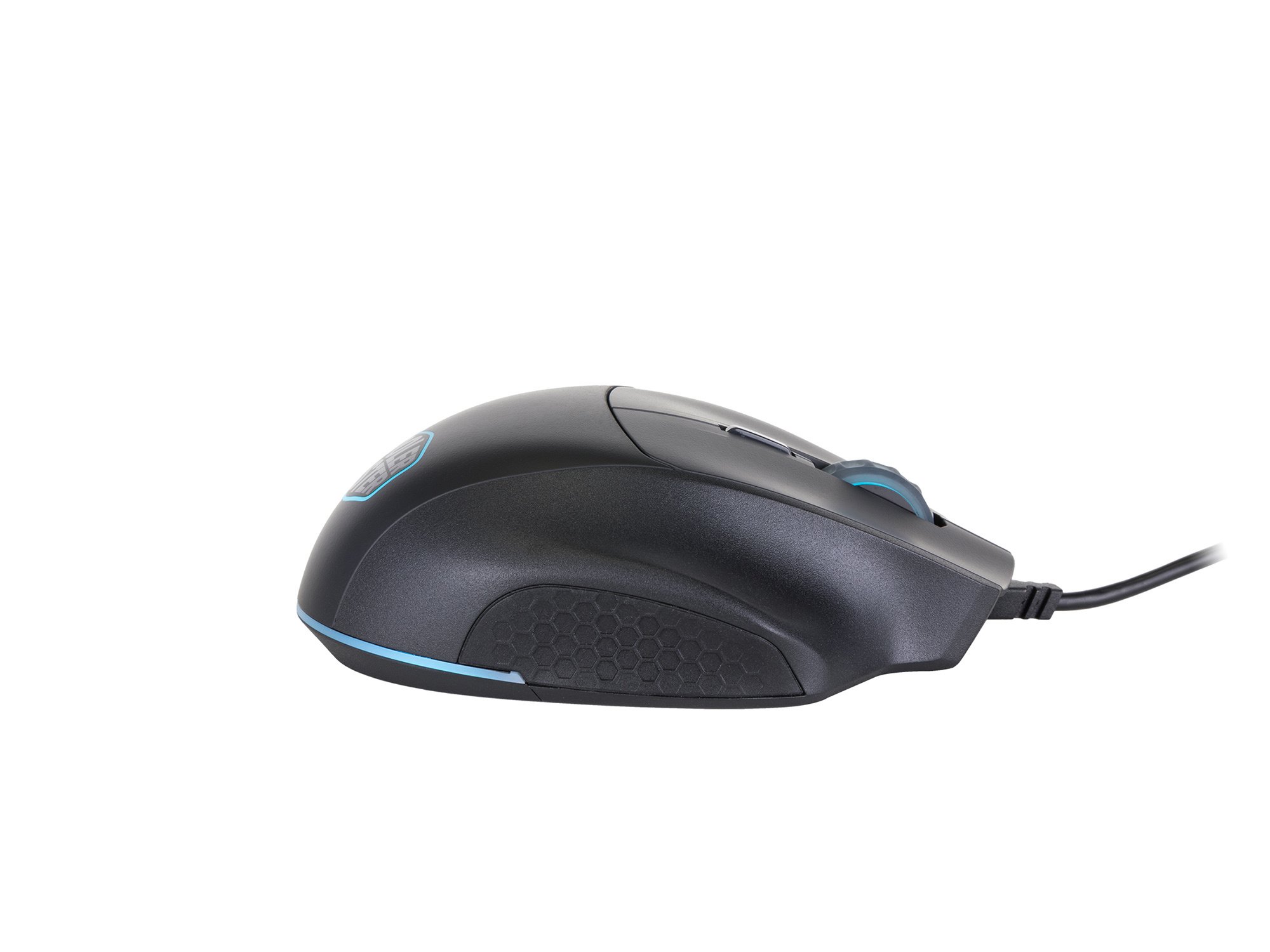 Cooler Master MM520 Optical Gaming Mouse - 12000 DPI, 7 Programmable Buttons, RGB Lighting, Ergonomic Design for PC Gamers (USB/Black) - Perfect for FPS, MOBA & Esports Gaming