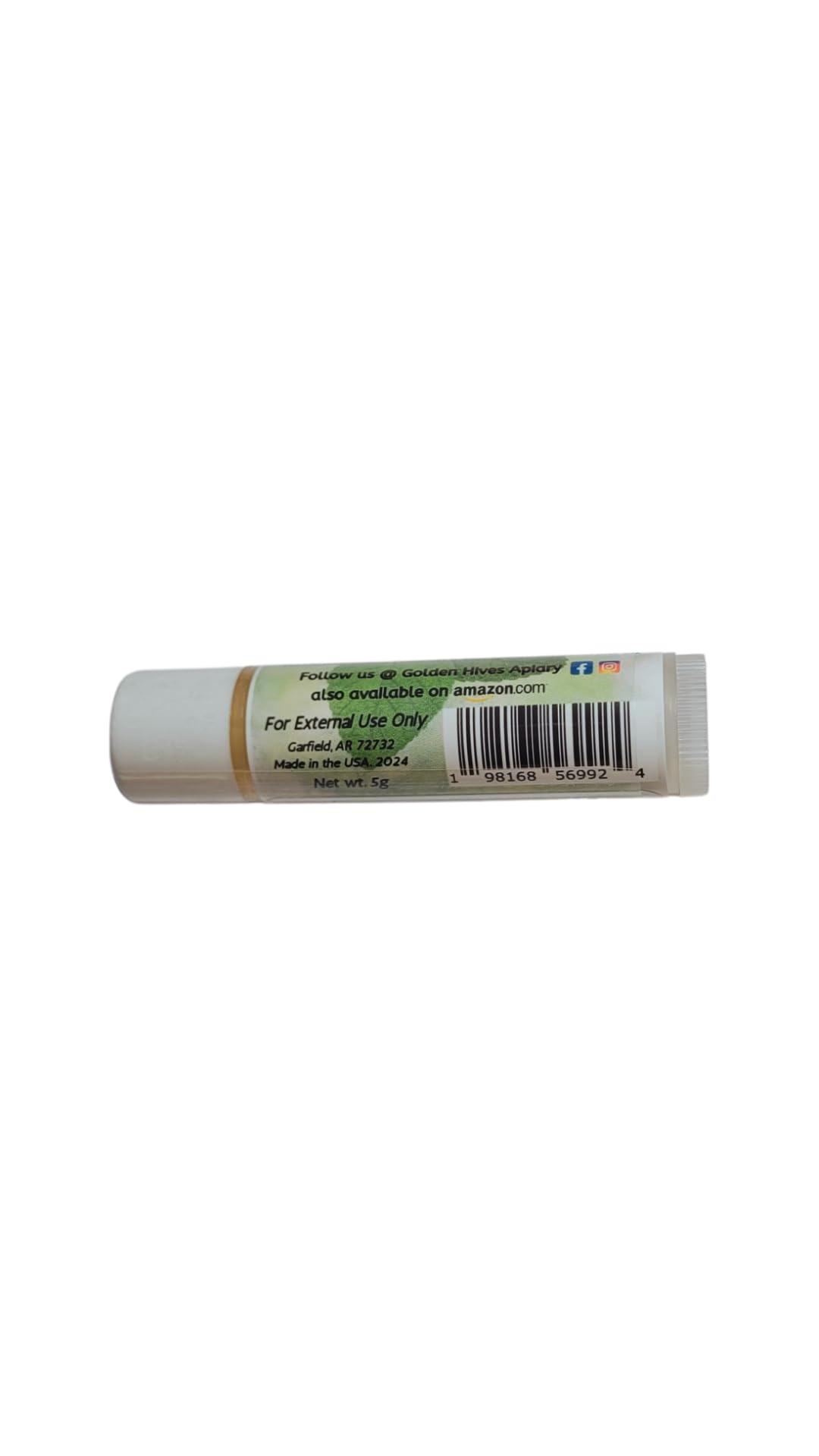 Golden Hives Apiary Moisturizing Lip Balm with Raw Beeswax & Organic Cocoa Butter - Spearmint Flavor (Pack of 3) | Hydrating & Nourishing Lip Care for Dry, Chapped Lips | Perfect for Winter, Outdoor Activities & Daily Use