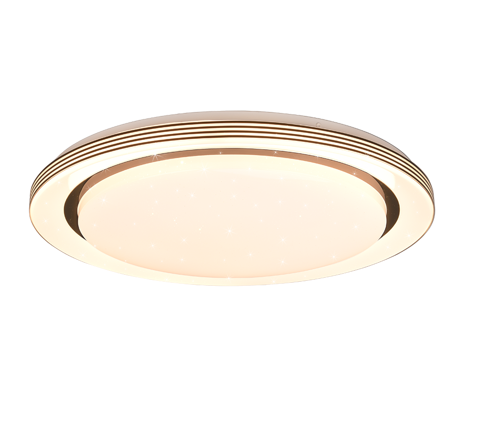 Atria LED Flush Mount Ceiling Light - Dimmable Modern Fixture in Multiple Sizes & Finishes (Brushed Nickel, Matte Black, White) - Perfect for Bedroom, Kitchen, Hallway & Office Lighting