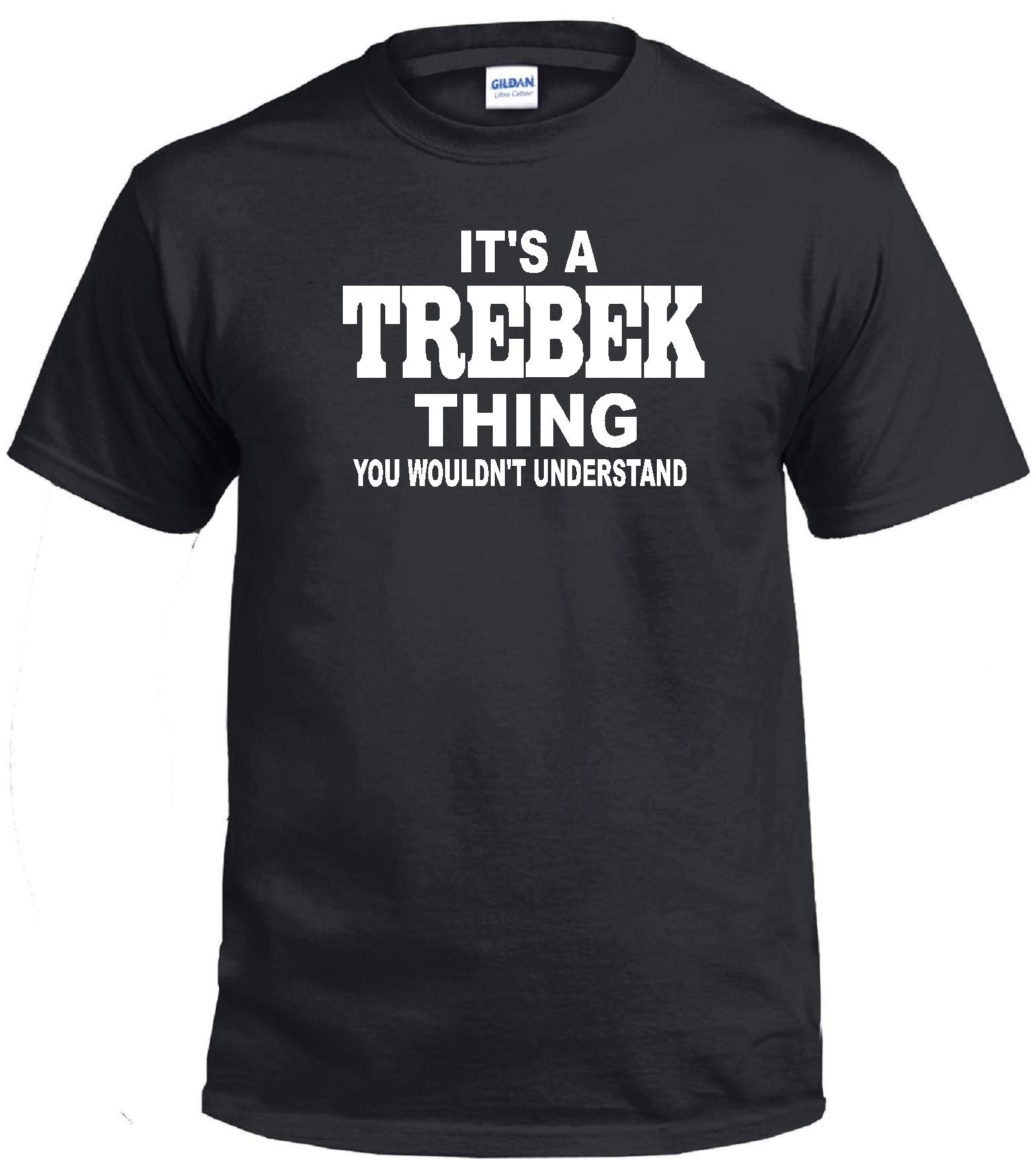 STUFF WITH ATTITUDE Trebek Thing Black T-Shirt | Funny Pop Culture Tee for Men & Women | Perfect for Casual Wear, Gifts & Fan Merchandise