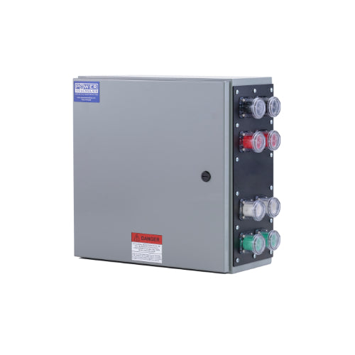 800A 240V Threaded Post Camlock Connection Box - Male Neutral for Heavy-Duty Power Distribution in Construction and Industrial Sites