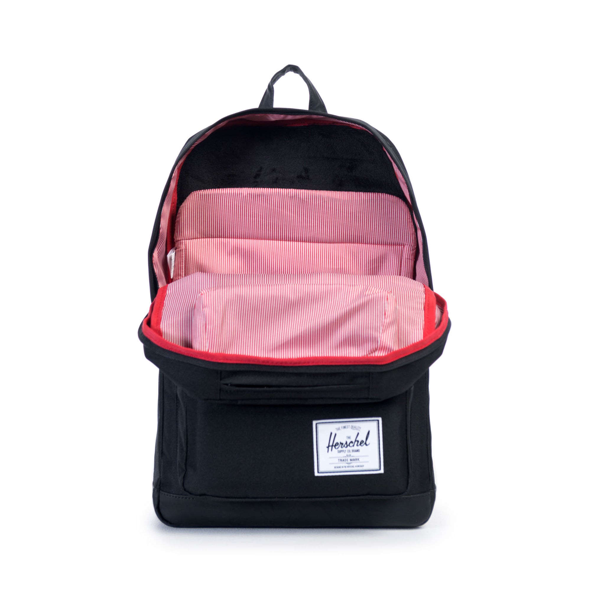 Herschel Pop Quiz Backpack - Black/Black - Stylish Laptop Backpack for School, College & Travel