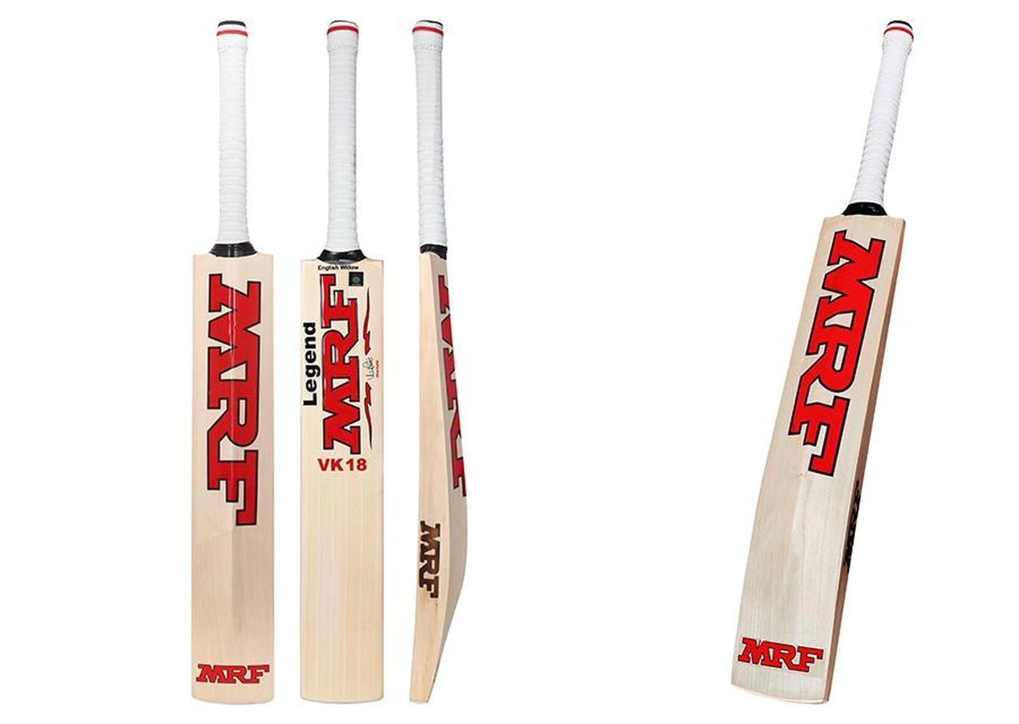MRF Legend VK 18 English Willow Cricket Bat - Premium Professional Grade for Adult Players - Perfect for Matches, Practice & Training Sessions