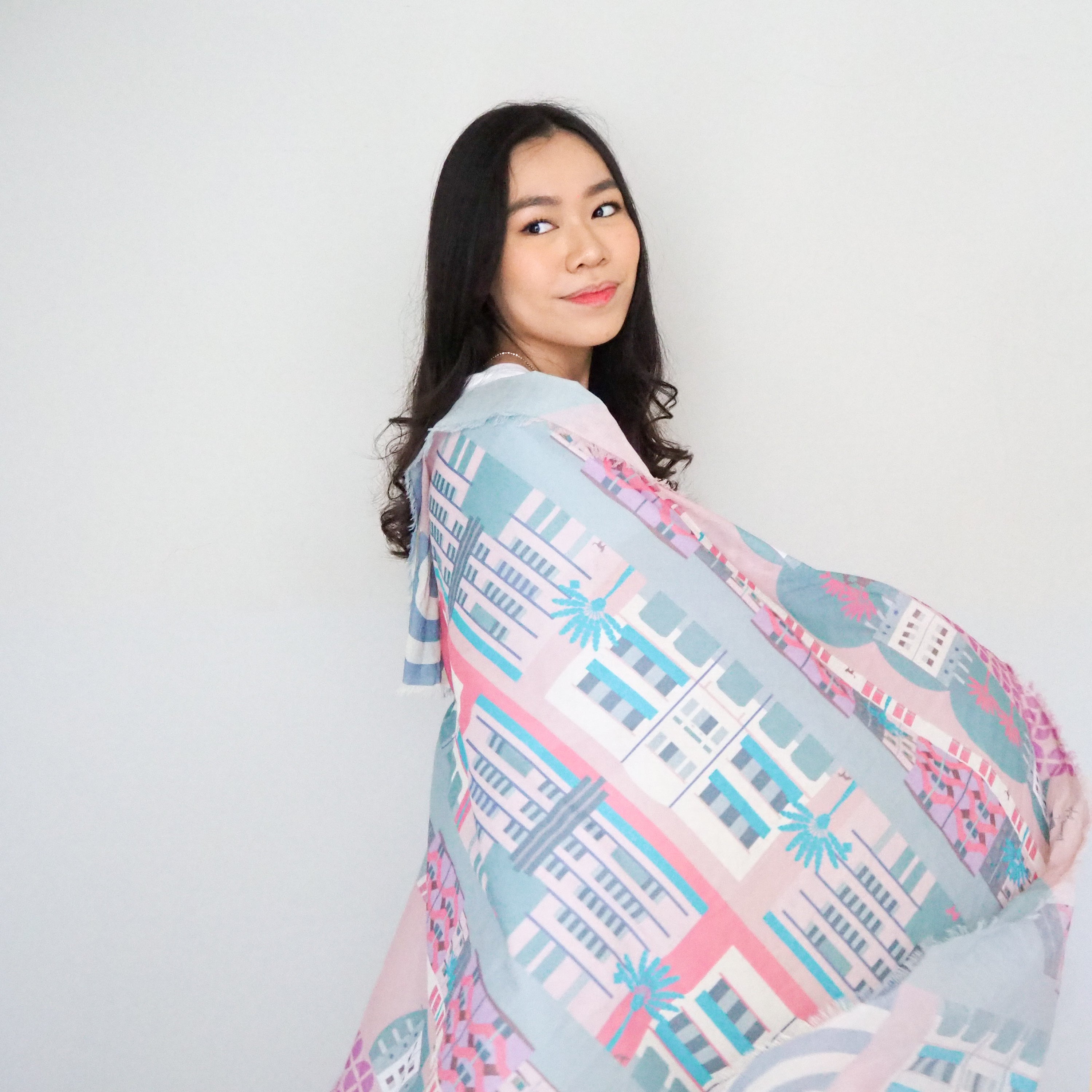 Stylish Cotton Scarf for Women - Soft & Breathable Fashion Accessory - Perfect for Casual Outfits, Office Wear & Travel Essentials