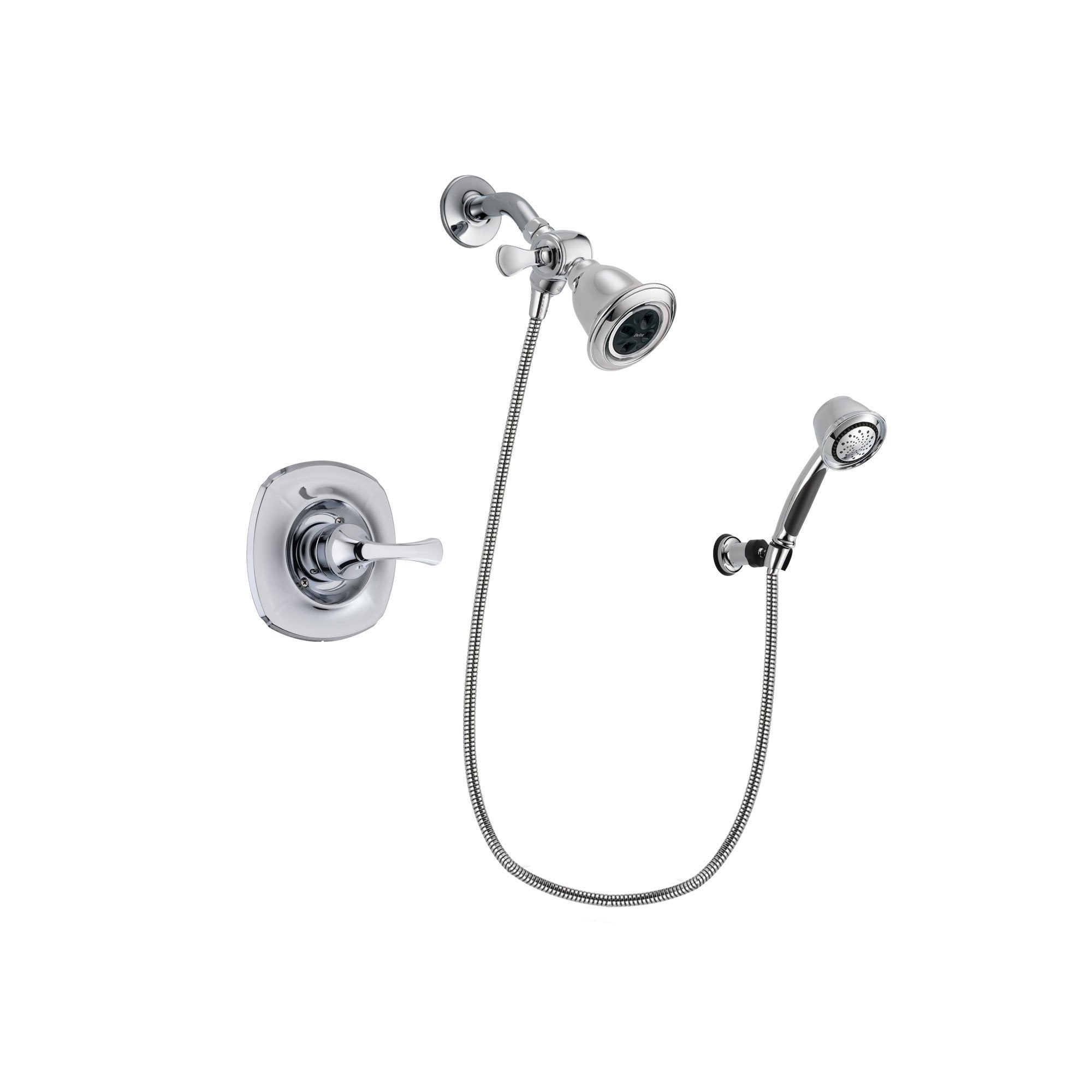 Delta Addison Chrome Shower Faucet System with Showerhead & Hand Shower DSP0340V - Perfect for Bathroom Renovation & Spa-Like Shower Experience