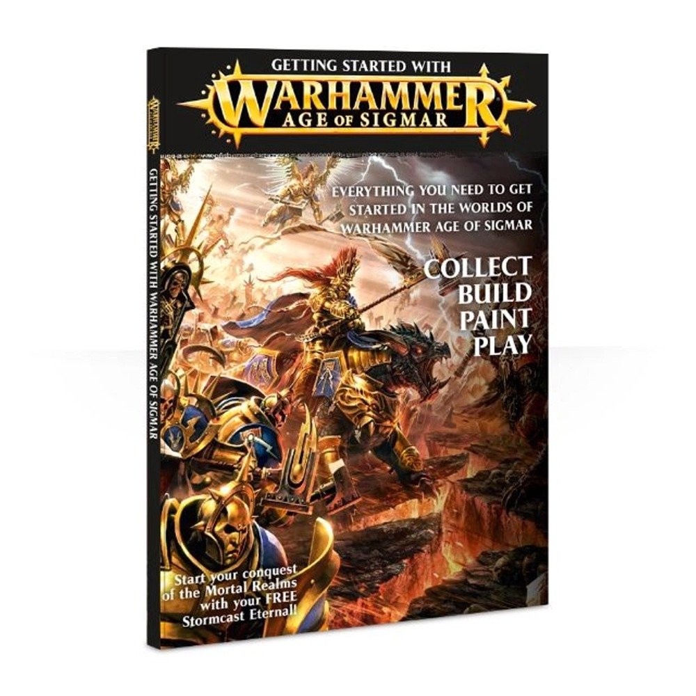 Warhammer Age of Sigmar Starter Set - Complete Tabletop Wargaming Kit for Beginners | Fantasy Battle Game with Miniatures & Rulebook | Perfect for Game Nights & Hobbyists