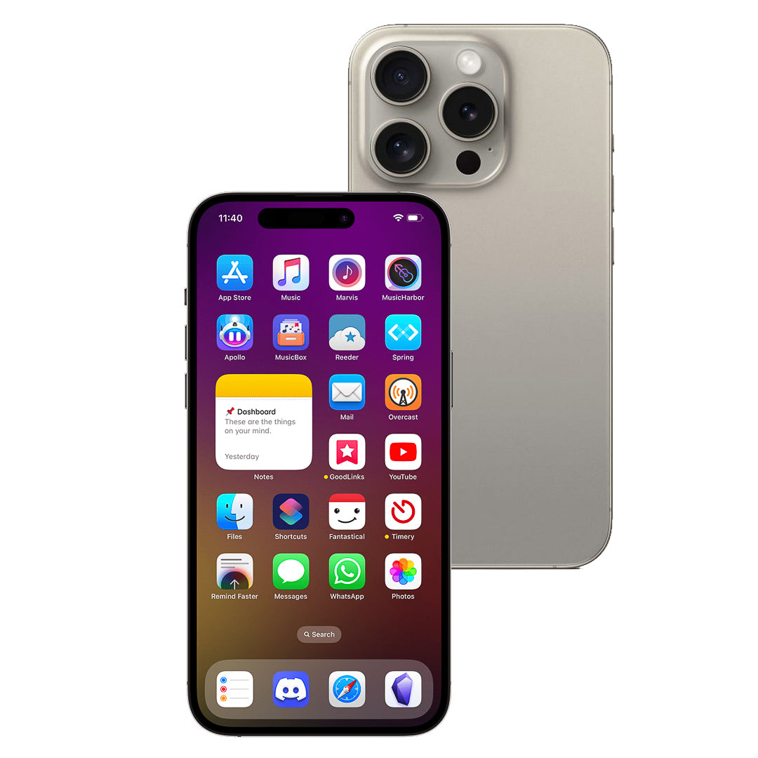 iPhone 15 Pro Max 512GB Smartphone - Latest Apple Flagship Phone with A17 Pro Chip, Titanium Design & 48MP Camera | Perfect for Photography, Gaming & Business Professionals
