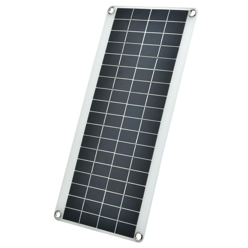 Leapiture 8W Flexible Polycrystalline Solar Panel - Portable Solar Charger for Camping, Hiking, RV & Outdoor Use - Waterproof & Lightweight Design - Perfect for Phones, Tablets & USB Devices