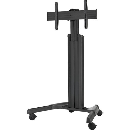 Chief LPAUB Series Large Fusion Manual Height Adjustable Mobile AV Cart (Black) - Perfect for 42