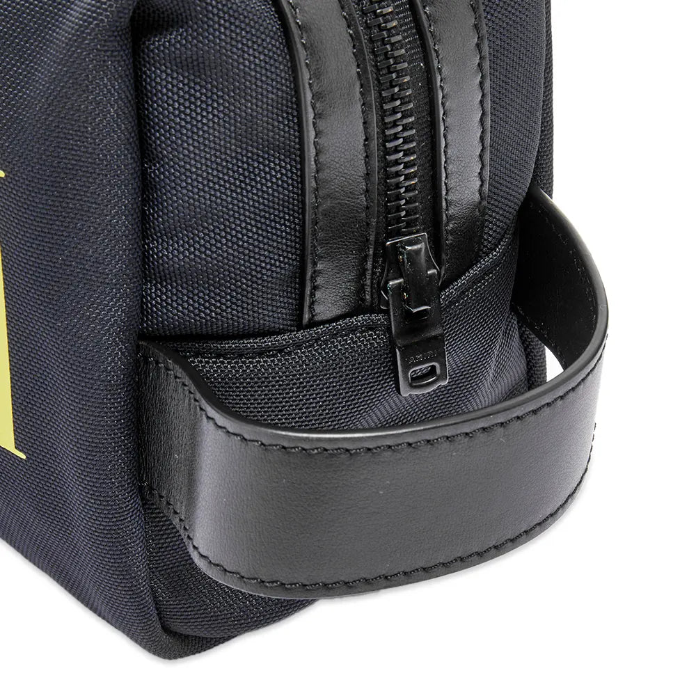 Amiri Logo Nylon Wash Bag - Travel Toiletry Organizer for Men & Women - Perfect for Gym, Vacation, and Business Trips