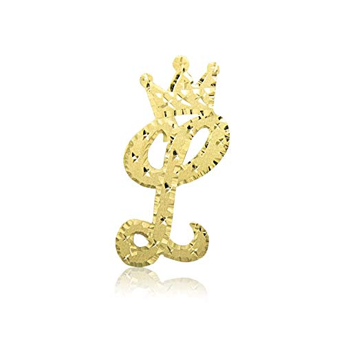 10K Solid Yellow Gold Custom Crown Initial Letter Stud Earrings - Personalized Monogram Jewelry for Women, Gift for Her - Perfect for Birthdays, Anniversaries & Special Occasions