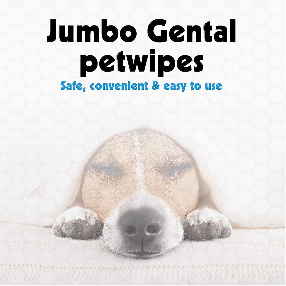 Petkin Eye Wipes for Dogs & Cats - Gentle Tear Stain Remover & Eye Cleaning Wipes - Safe for Puppies & Kittens - Perfect for Daily Eye Care & Tear Stain Prevention at Home or Travel