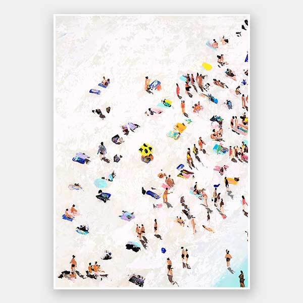 Beach Life Unframed Art Print - Coastal Wall Decor for Living Room, Bedroom & Office - Perfect for Beach House & Vacation Home Decor