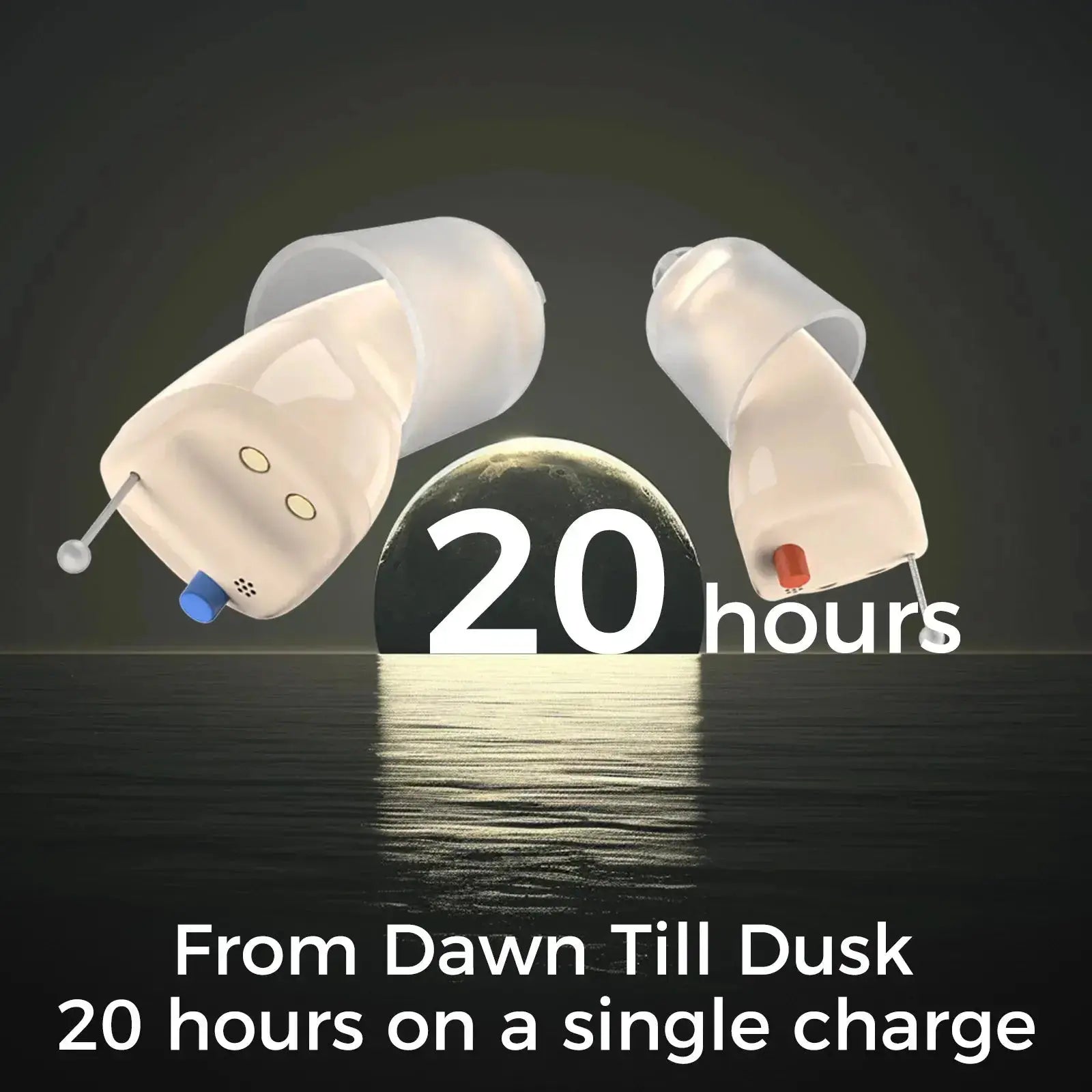 Linner Saturn OTC Hearing Aids - FDA Registered, FSA & HSA Eligible - Rechargeable Noise Cancelling for Seniors & Adults - Perfect for TV Watching, Conversations & Outdoor Activities