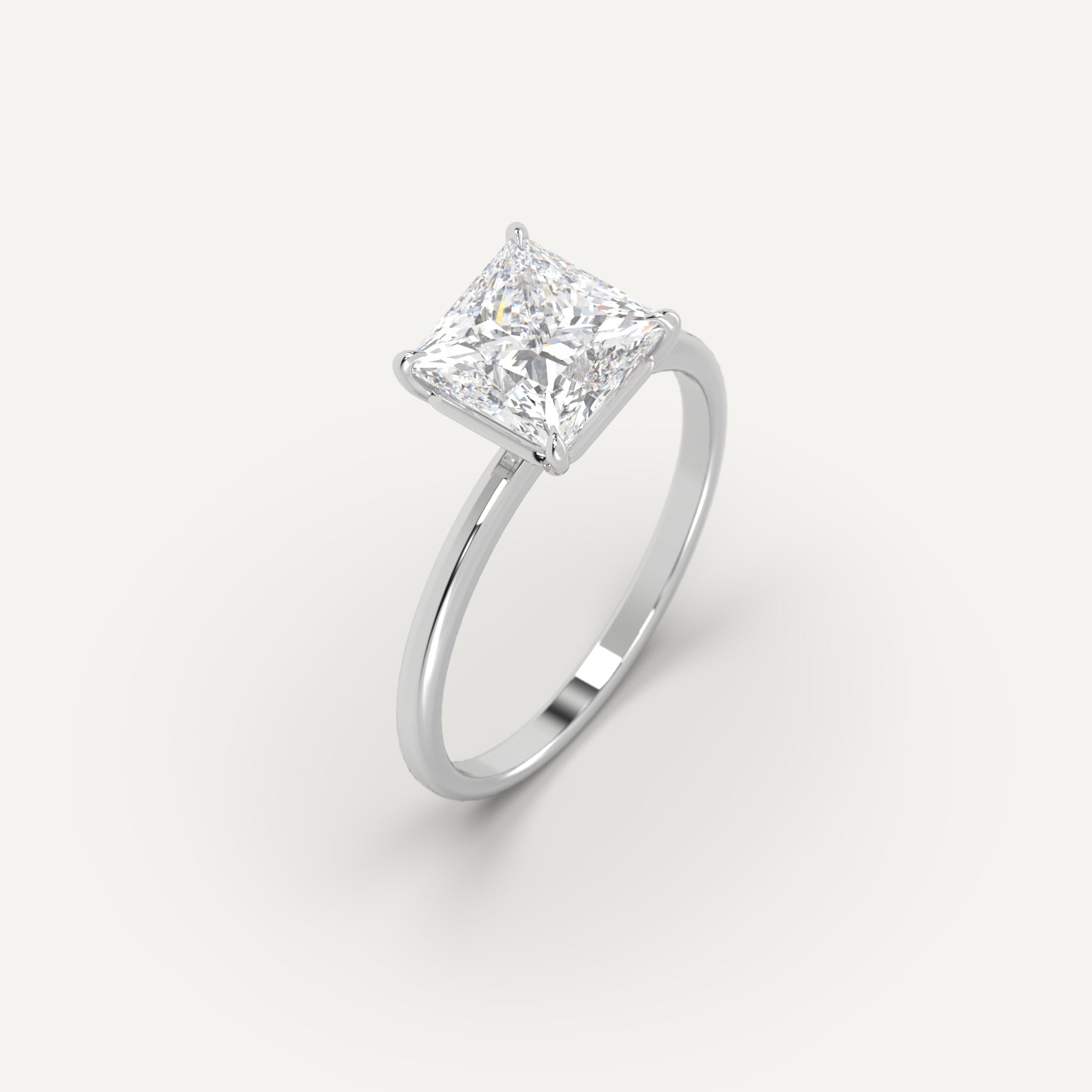 2 Carat Princess Cut Diamond Ring - Elegant Engagement & Wedding Ring for Women | Perfect for Proposals, Anniversaries & Special Occasions