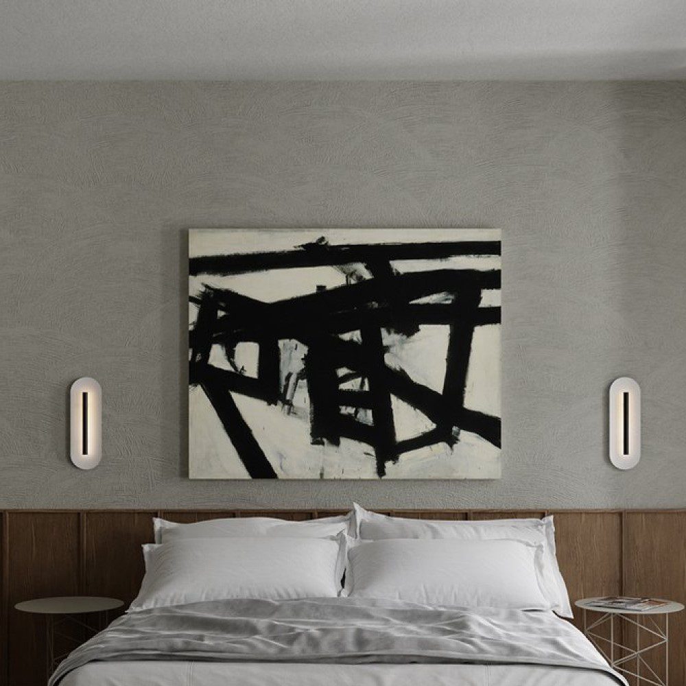 BEN TOVIM DESIGN Anodised Black Reflector Wall Light/Sconce - 2 Size Options | Modern Home Lighting for Living Room, Bedroom & Hallway