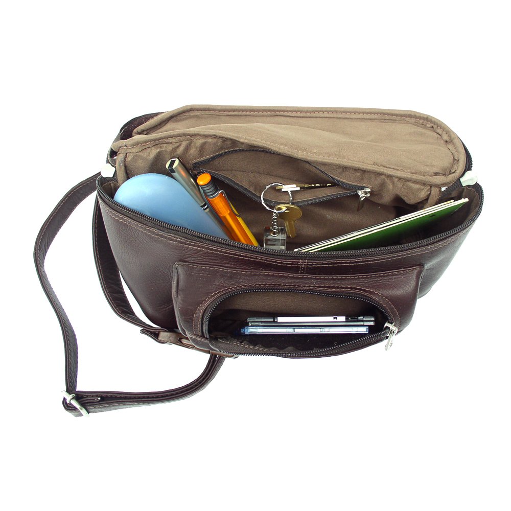 Best Waist Pack for Travel & Hiking - Chocolate Color Adjustable Carry-All Fanny Pack - Perfect for Outdoor Activities, Gym & Daily Use