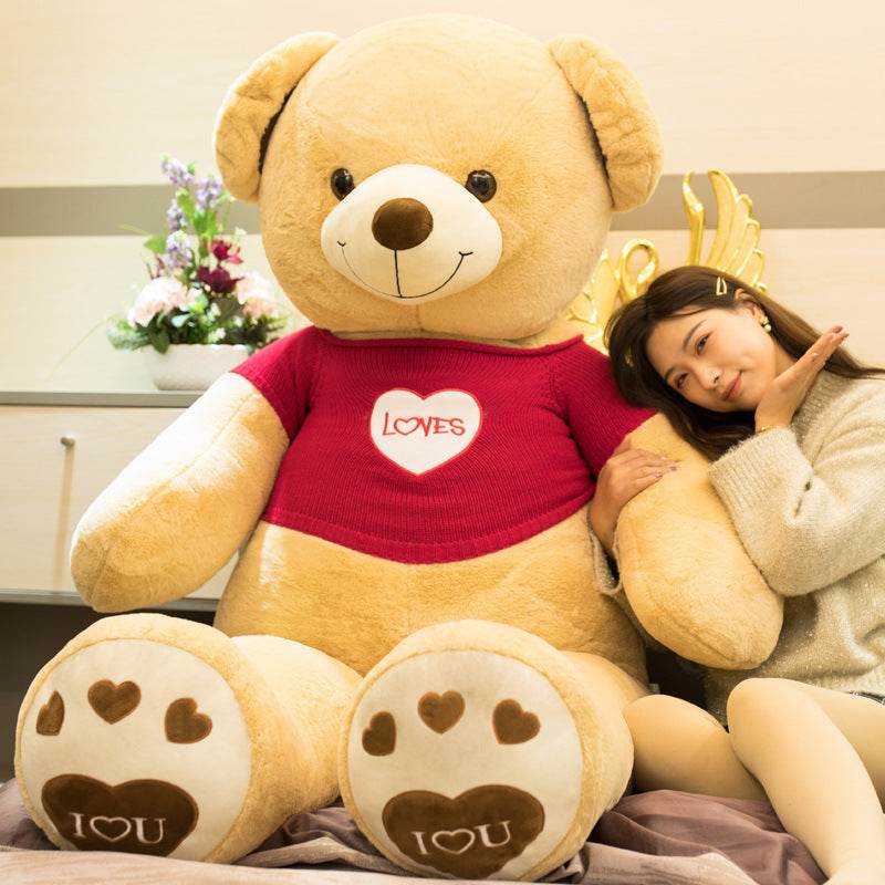 6.5ft Giant Stuffed Teddy Bear - Soft & Cuddly Large Plush Toy for Kids & Adults | Perfect for Gifts, Bedroom Decor, and Snuggling