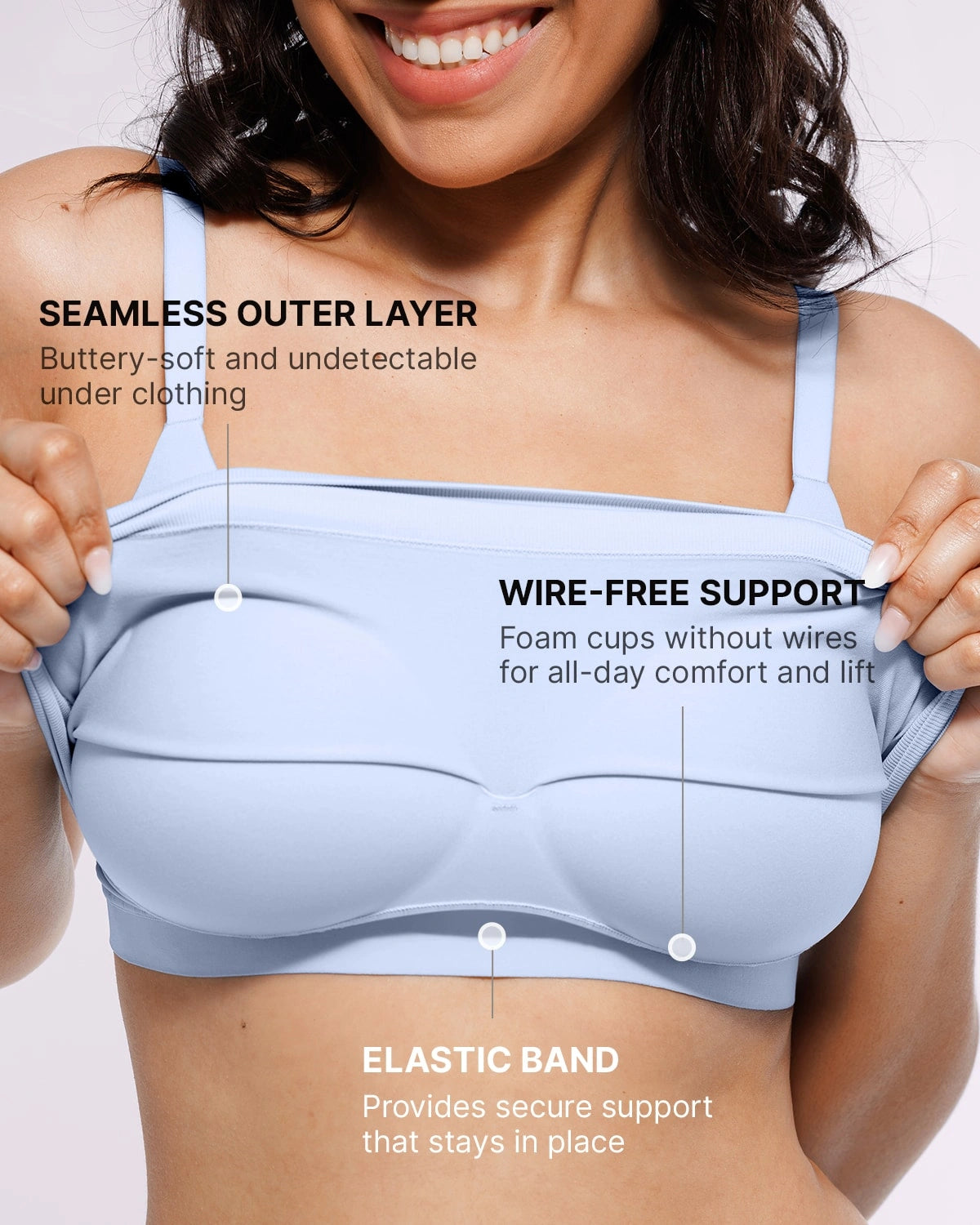 OceanHug™ Oyster Reborn T-Shirt Bra - Seamless Comfort Wireless Bra for Women - Perfect for Everyday Wear, Workouts & Lounge