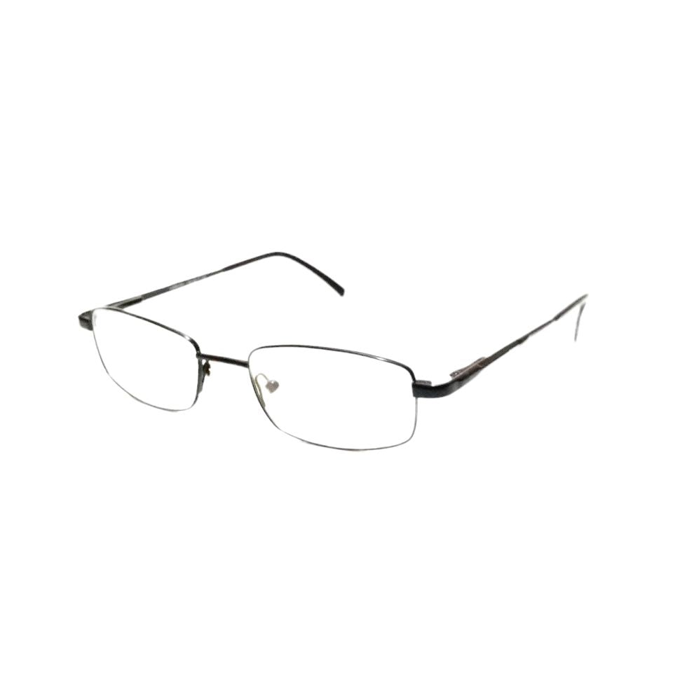 Premium Black Full Frame Rectangle Progressive Glasses - No-Line Multifocal Bifocal Lenses (1189BK) | Ideal for Reading, Computer Work & Everyday Use