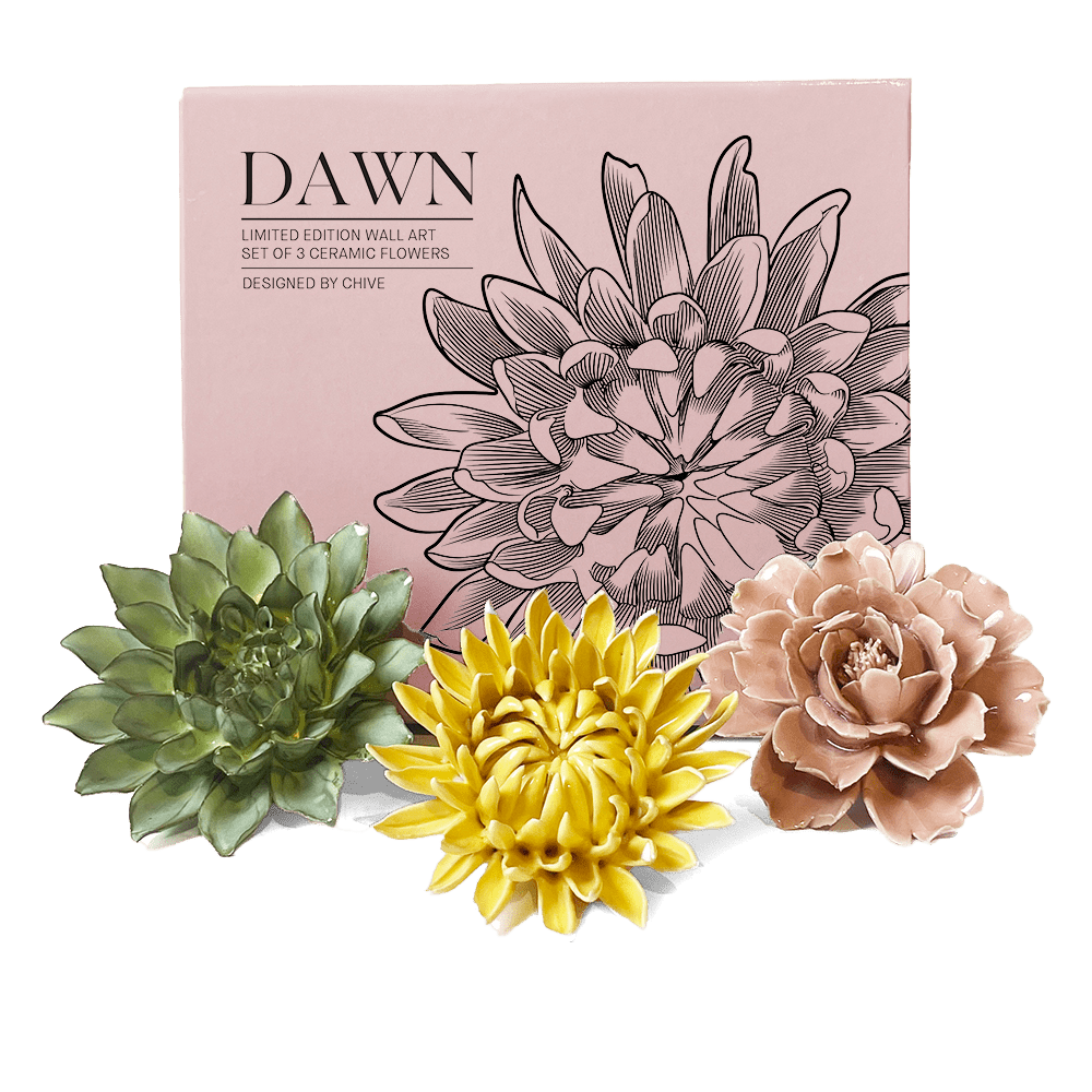 Ceramic Flower Vase Set - Elegant Handmade Home Decor for Flowers, Centerpiece, Wedding, and Dining Table Decorations