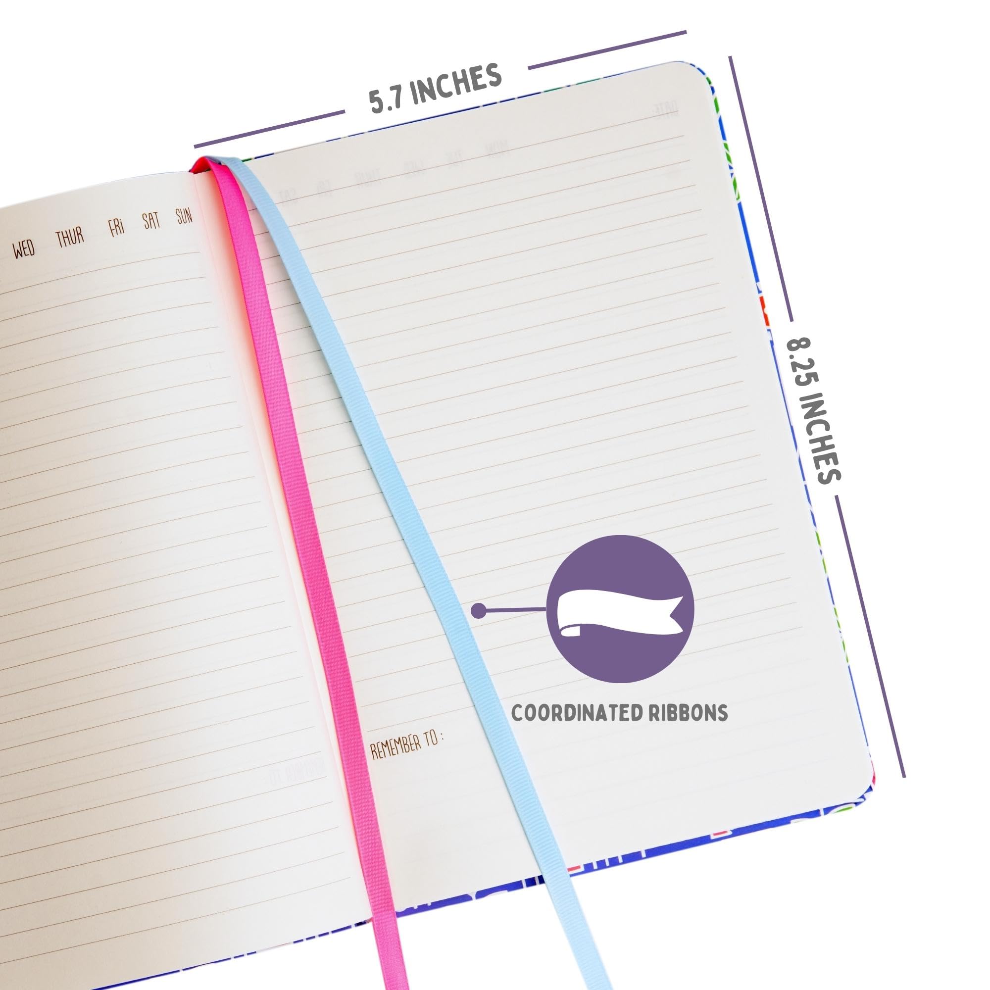 DOODLE Hard Bound Soft Foam Padded Notebook - A5 Size (8.25