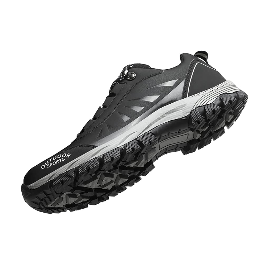 Men's Waterproof Hiking Shoes - Lightweight Outdoor Athletic Sneakers for Camping, Trekking & Trail Running - Durable Non-Slip Hiking Footwear for Men