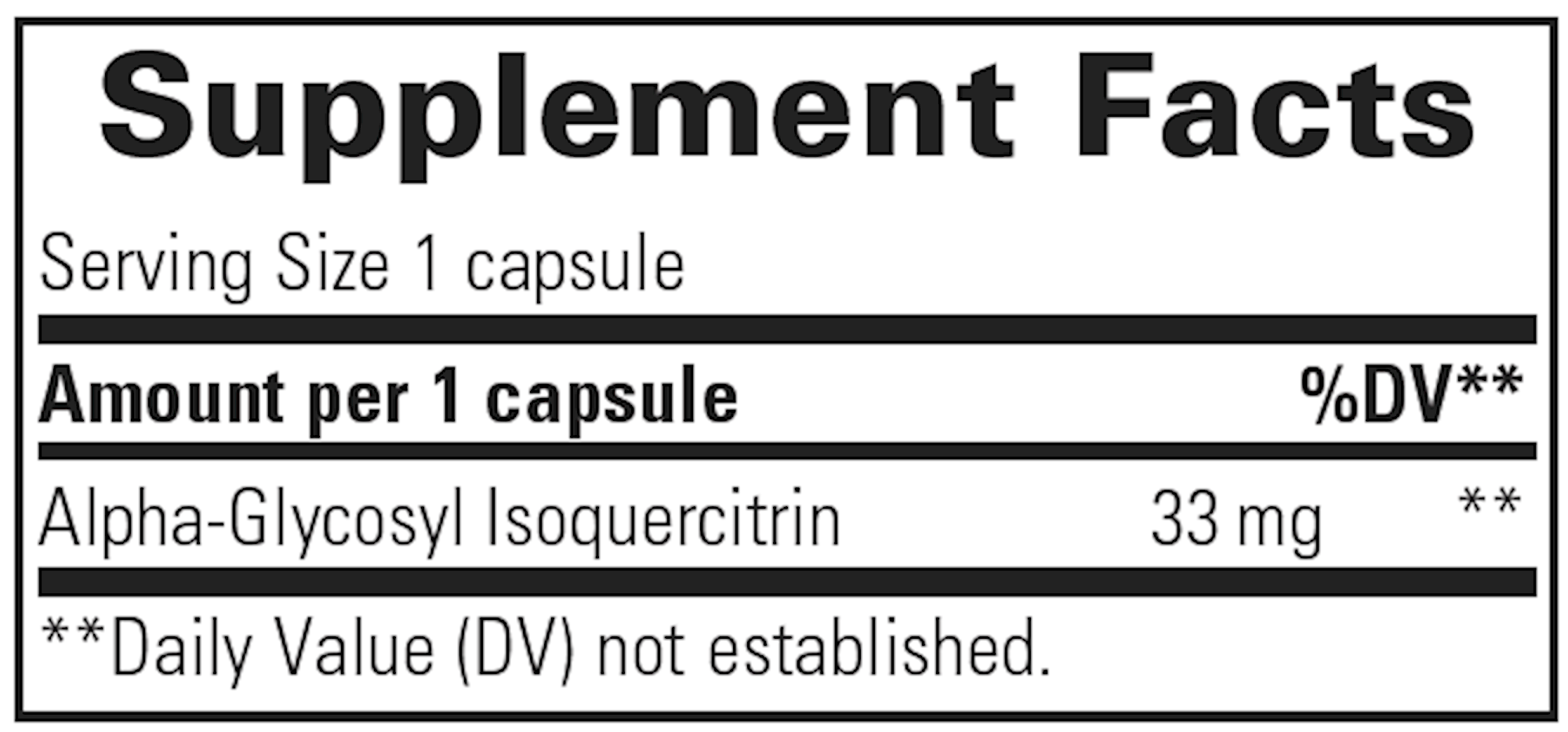 Alpha Glycosyl Isoquercitrin Supplement | Natural Flavonoid Antioxidant | Supports Immune & Cardiovascular Health | for Daily Wellness & Detox