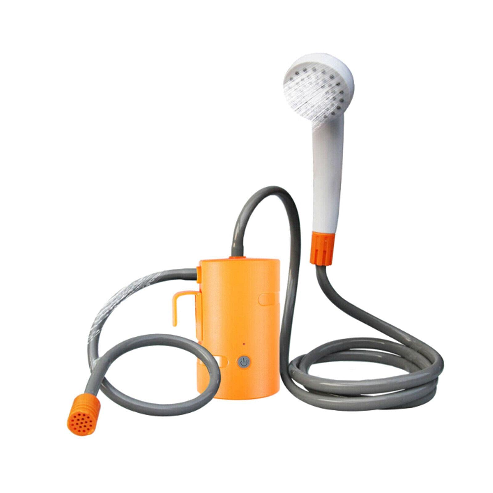 **KNH Portable Outdoor Shower Head - Rechargeable High Pressure Water Pump for Camping, Hiking & Travel | Perfect for RV, Beach, and Backpacking Adventures**