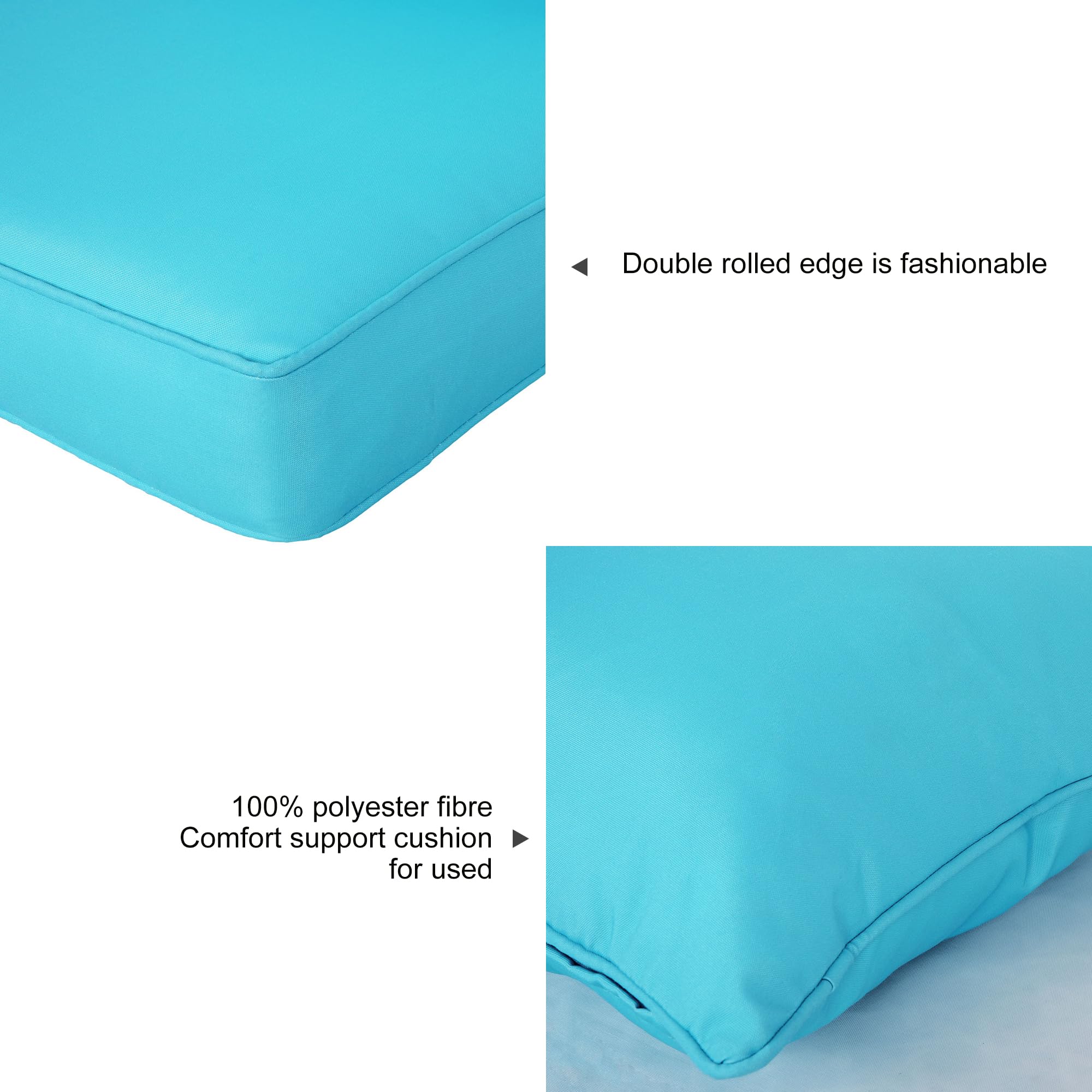 **ARTPLAN All-Weather Deep Seating Loveseat Cushions Set of 5 – Waterproof Outdoor Patio Furniture Cushions for Sofa, Chair, and Lounge – Perfect for Backyard, Deck, and Poolside Relaxation**