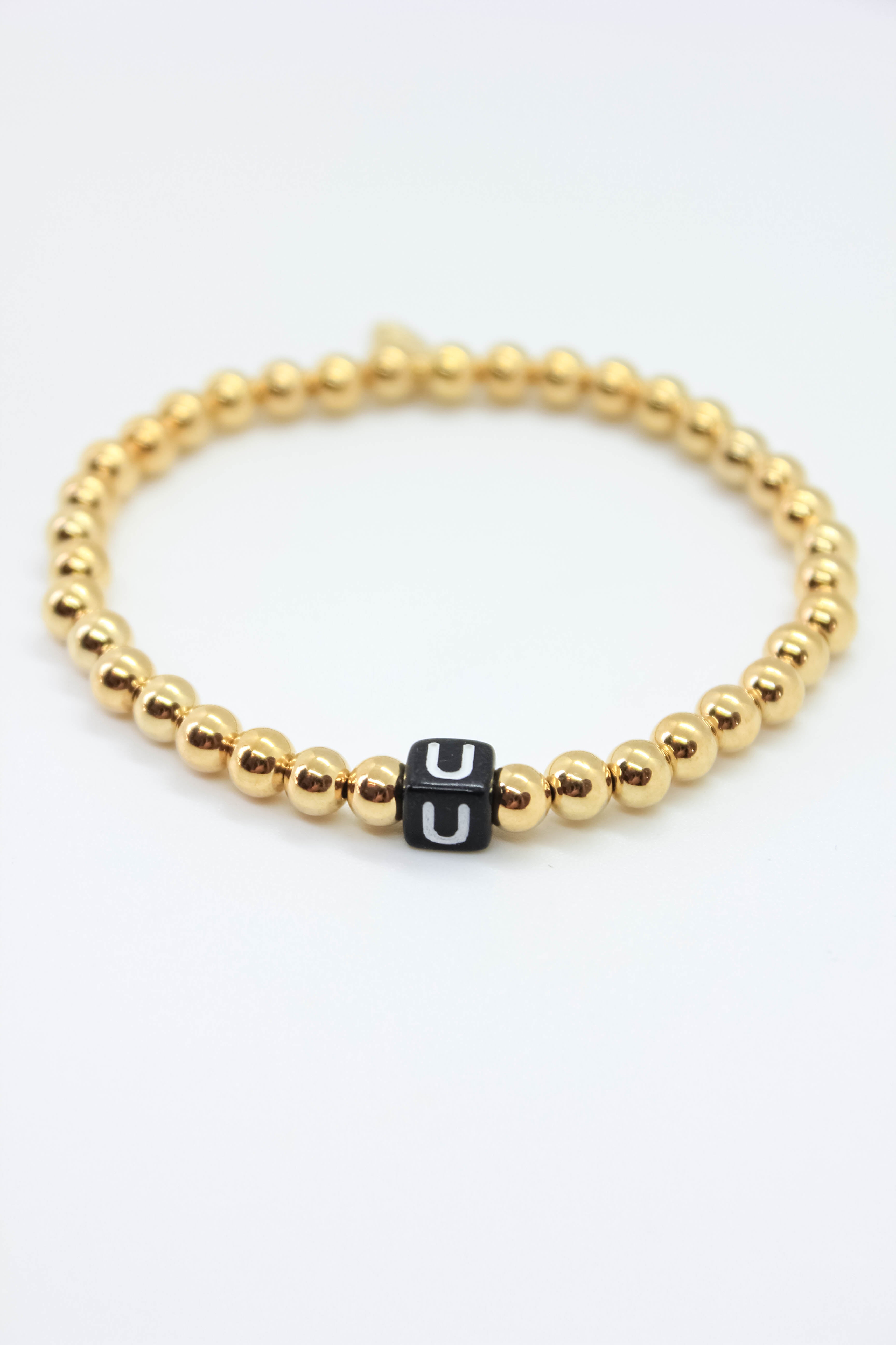 Personalized Alphabet Monogram Bracelet for Women - Custom Initial Letter Jewelry Gift for Her - Perfect for Birthdays, Anniversaries & Everyday Wear