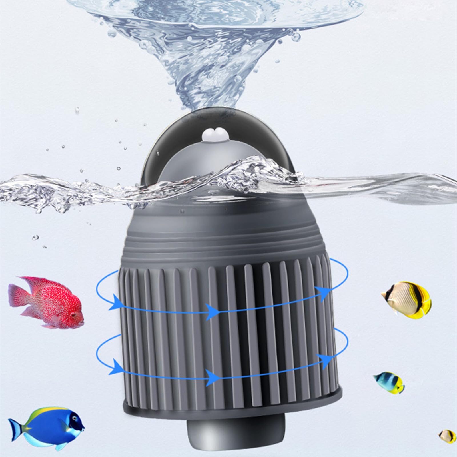 360° Rotating Aquarium Powerhead Pump - Small Fish Tank Circulation Pump for Freshwater & Saltwater - Automatic Uniform Water Flow for Healthy Aquatic Life (Ideal for Reef Tanks, Planted Aquariums & Marine Habitats)