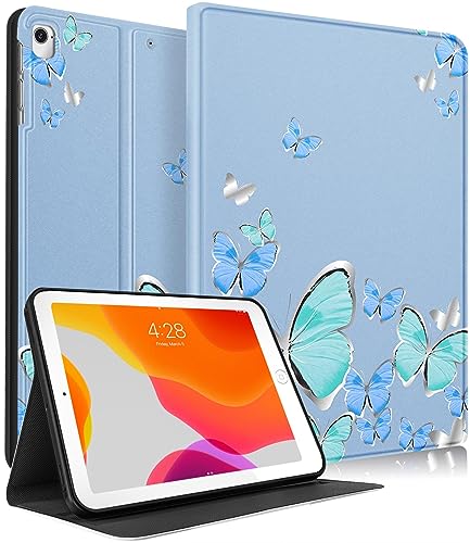 2-for iPad 9.7-Blue Butterfly