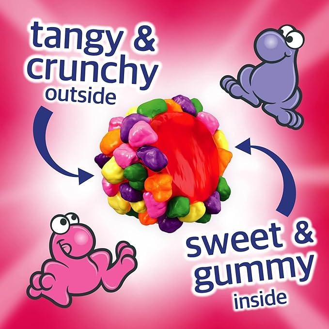 Nerd Gummy Clusters Candy - Rainbow Flavored Bulk 32oz Resealable Bag | Sweet & Tangy Candy for Parties, Movie Nights & Snacking