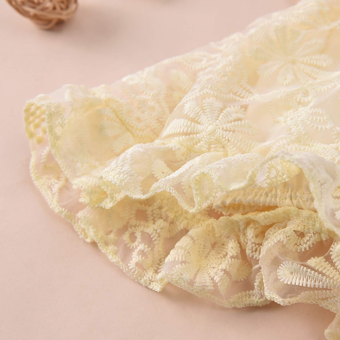 Baby Girl Lace Princess Dress - White Tulle Party Wedding Summer Outfit for Special Occasions & Photo Shoots