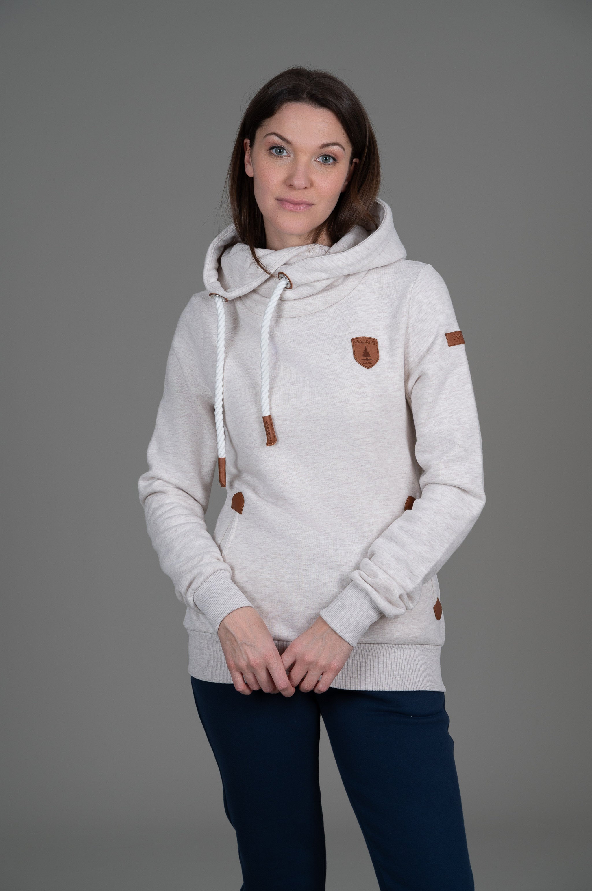 Artemis Heather Oatmeal Hoodie - Soft Unisex Pullover Sweatshirt for Men & Women | Cozy Casual Wear for Fall & Winter, Perfect for Lounging, Travel, and Outdoor Activities