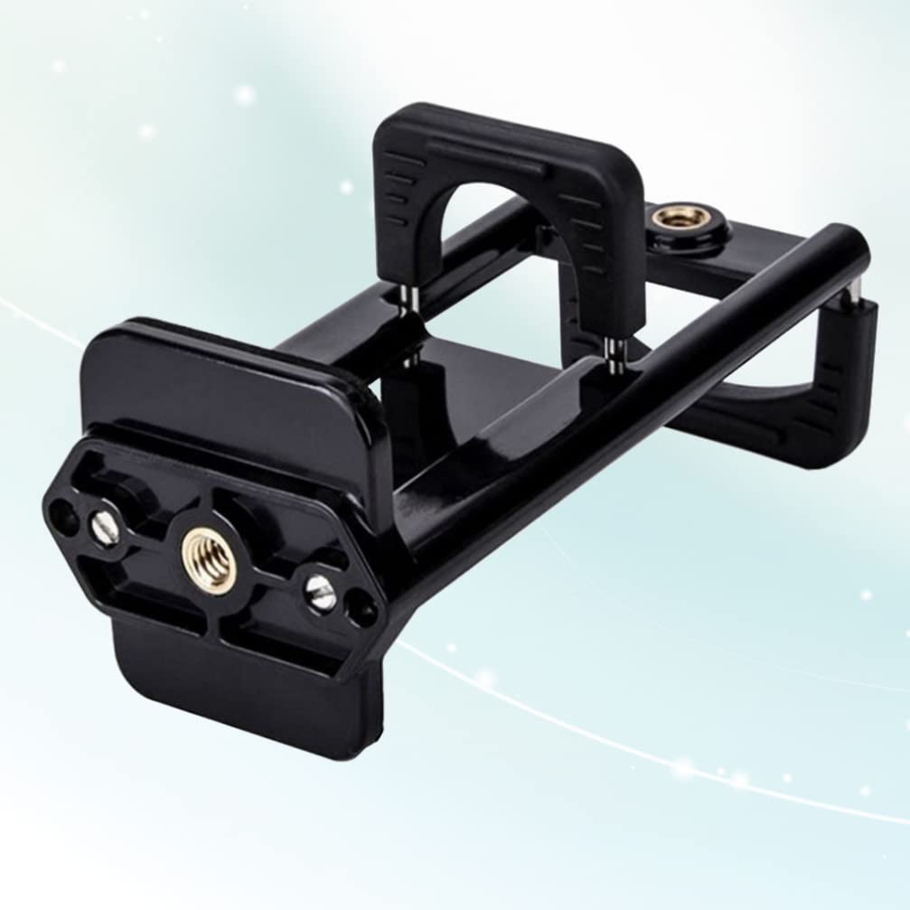 SOLUSTRE 2-Pack Universal Phone Mount Stand - Adjustable Smartphone Holder for Camera, Video Recording & Live Streaming - Compatible with iPhone, Samsung & All Mobile Devices - Perfect for Vlogging, TikTok & Zoom Meetings