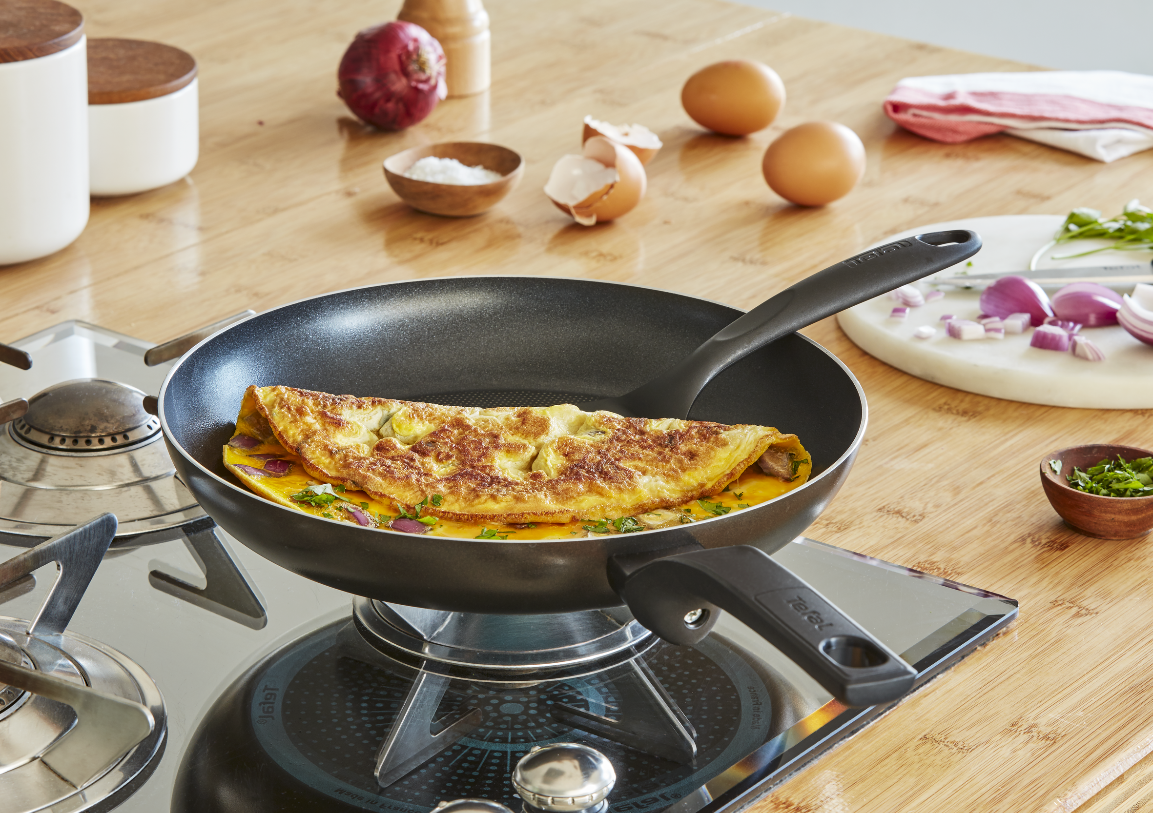 Tefal Extra Cook & Clean Non-Stick Frying Pan Set - 24cm & 28cm Twin Pack - Perfect for Sauteing, Frying & Easy Cleaning - Ideal for Home Kitchen & Professional Use