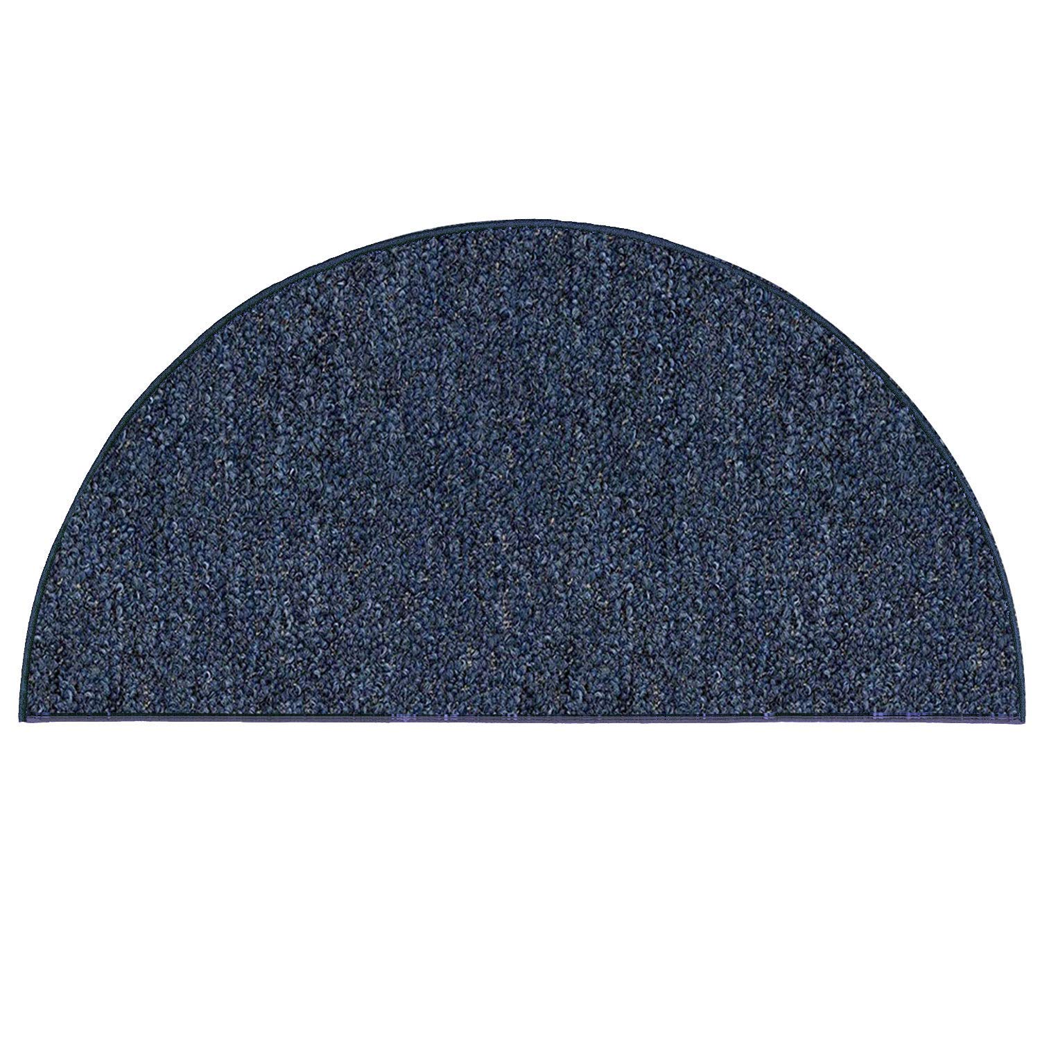 Premium Petrol Blue Half Round Area Rug 42